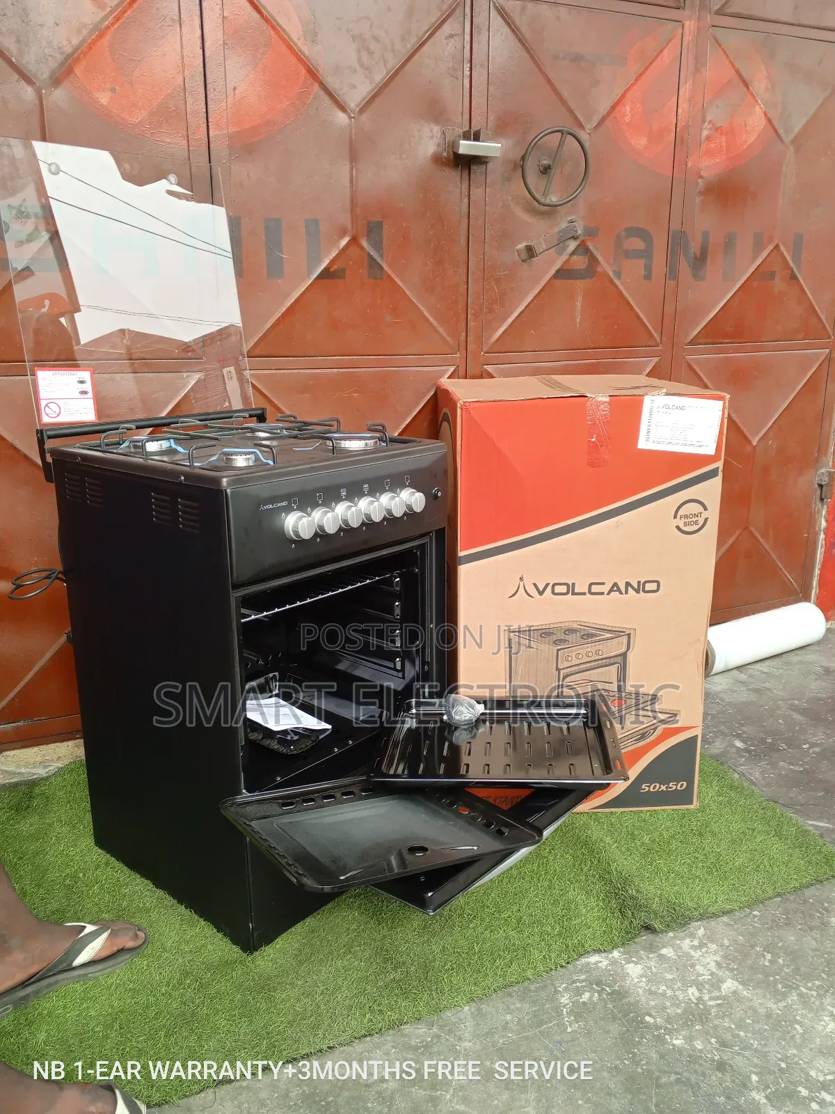 Fresh in Box Volcano 4 Burner Gas Stove Gas Stove 50×50