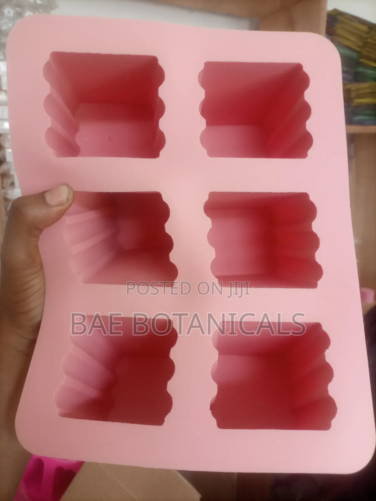 Large Laundry Sillicone Soap Mold (6 Cavities)