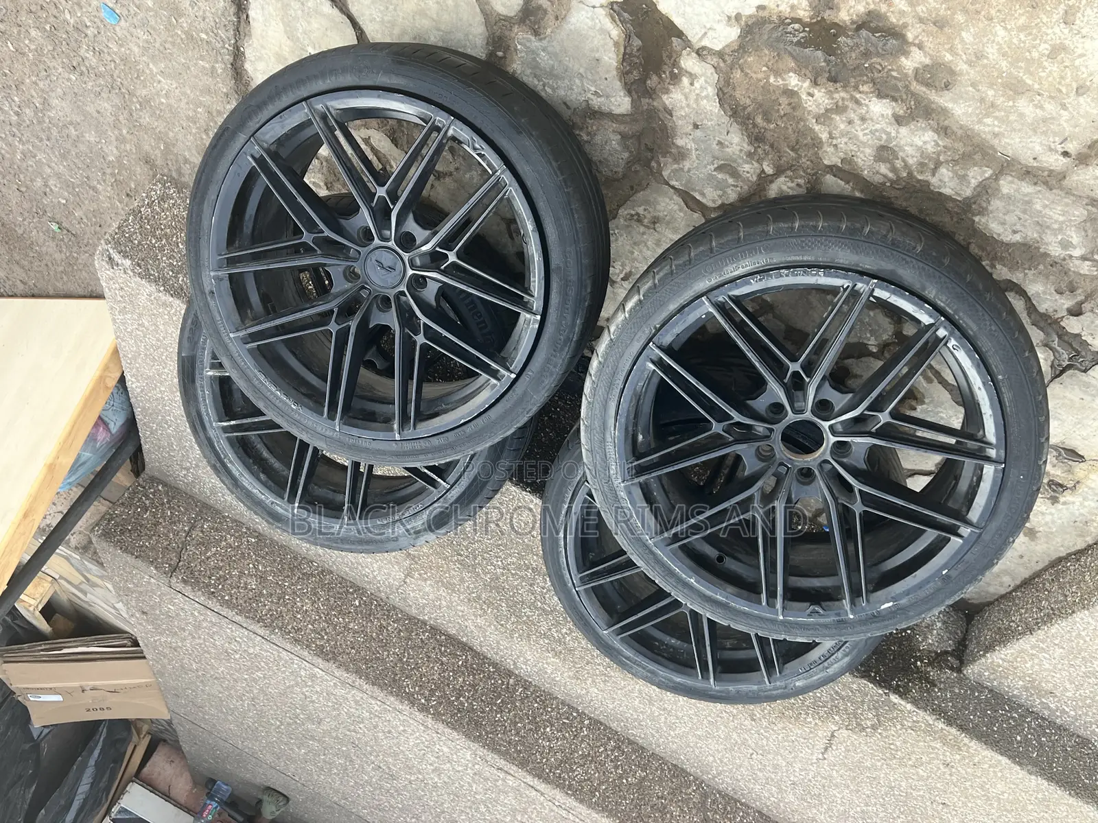 Used Rim Benz 19set With Tyres