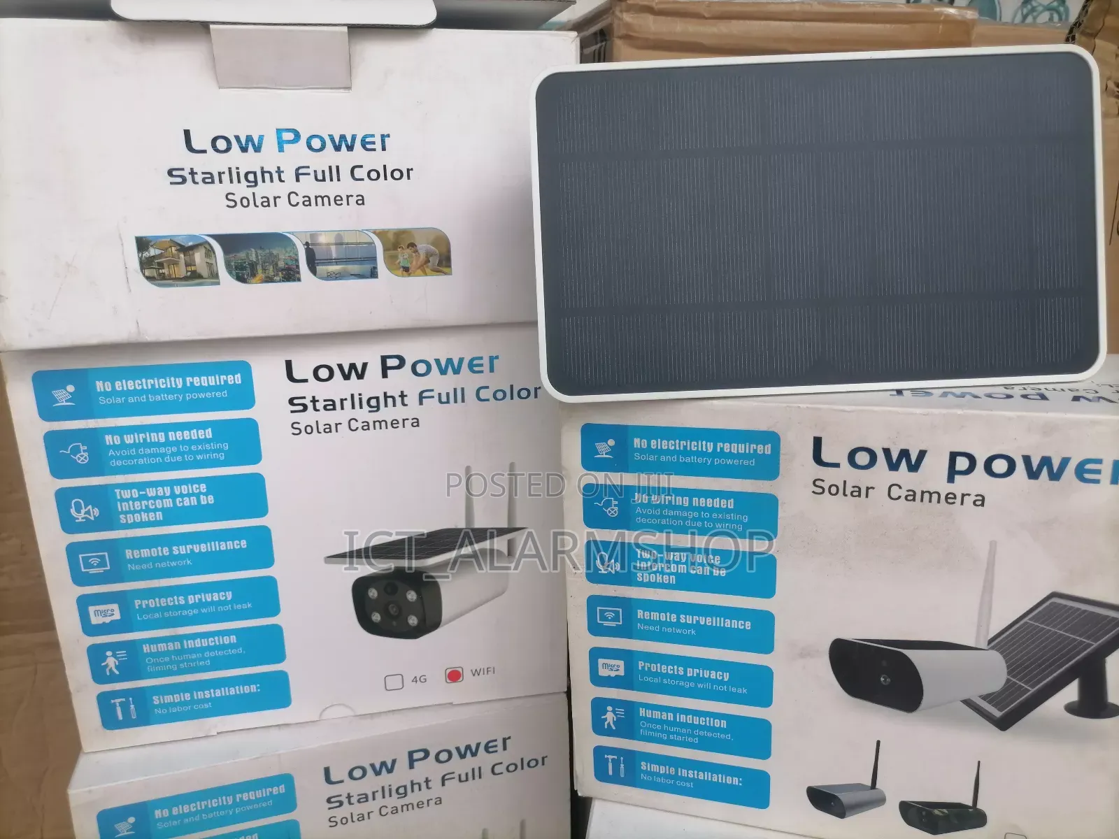 Solar Power Bullet Camera