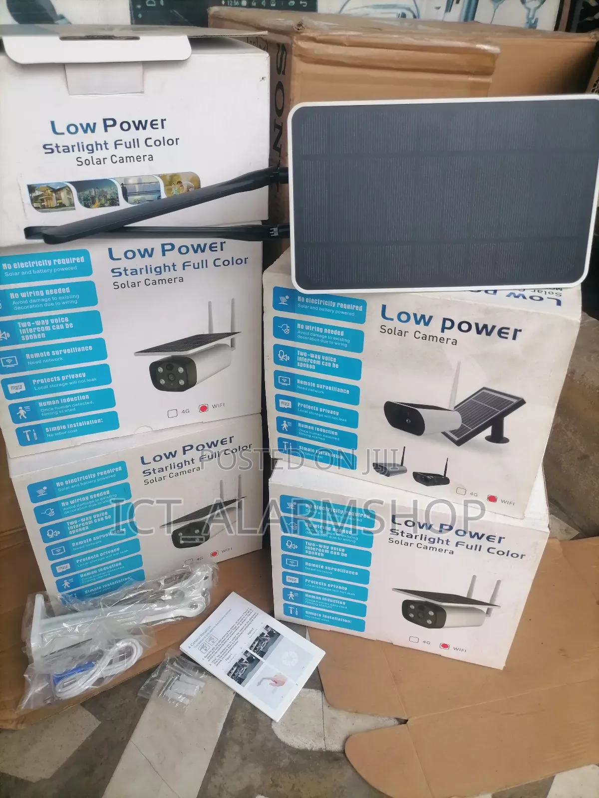 Solar Power Bullet Camera