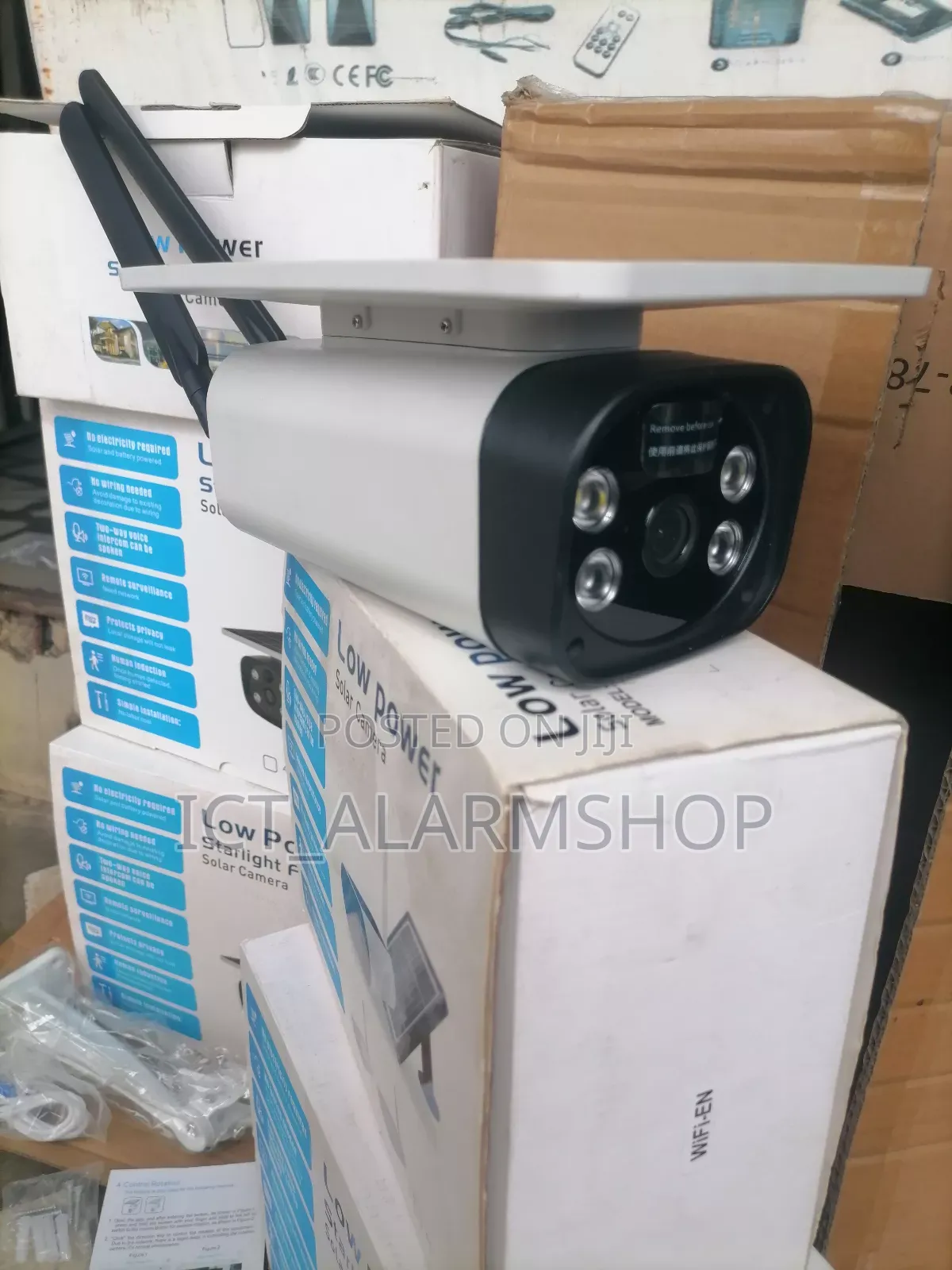 Solar Power Bullet Camera