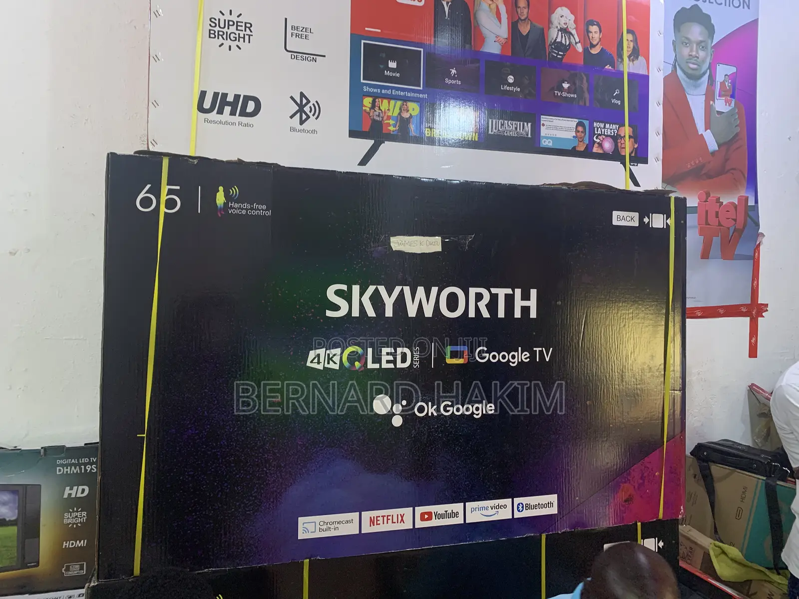 Skyworth 65” Qled Google Tv