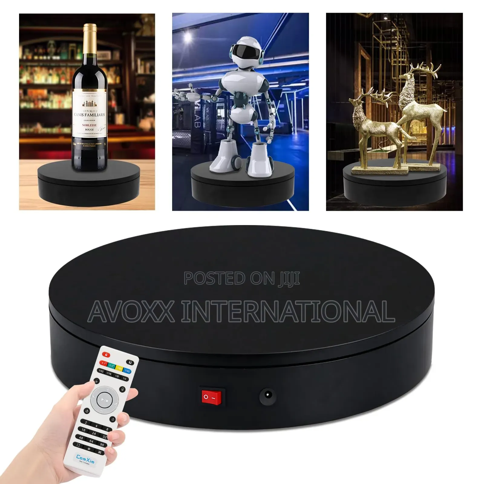 Professional 360 Degree Photography Rotating Display Stand