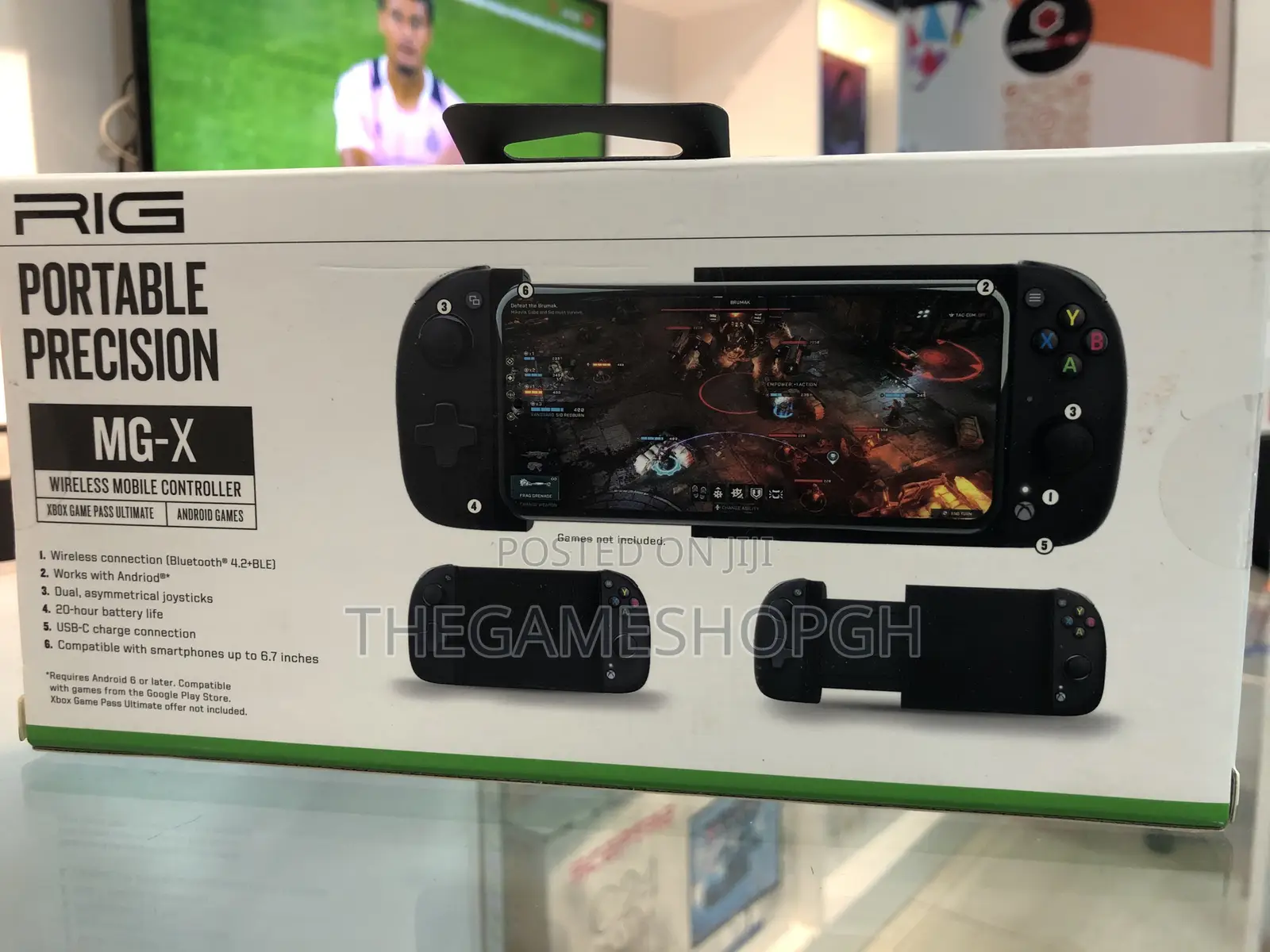 Rig Nacon Mg-X Wireless Mobile Gaming Controller for Android