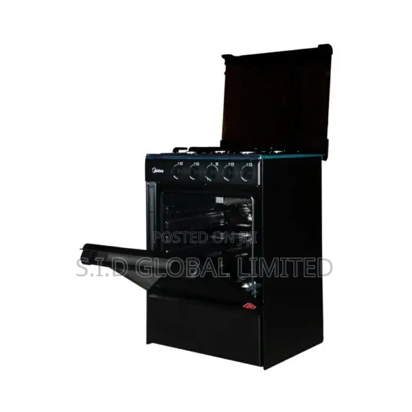Wonderful Midea-4 Burner-Gas-Cooker-M-Sniper60-Black