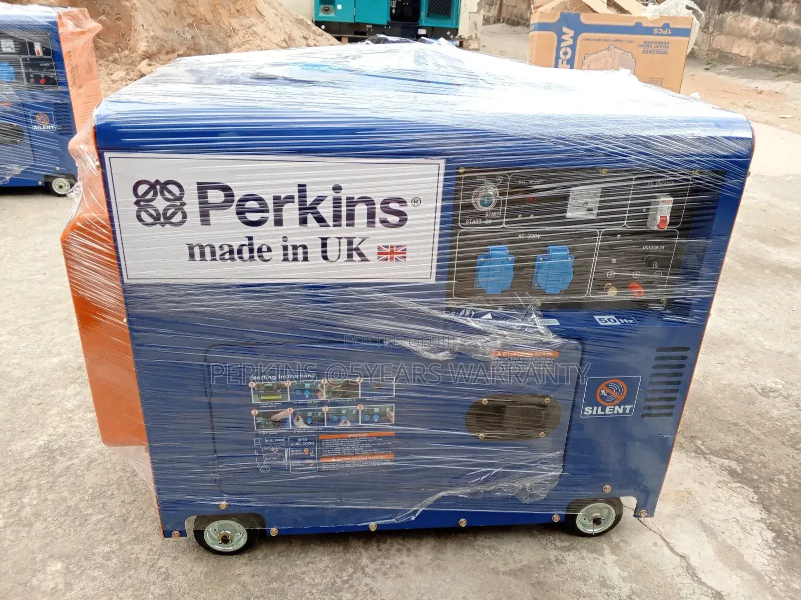Brand New Perkins 10kva Silent UK Diesel Generator 13000w
