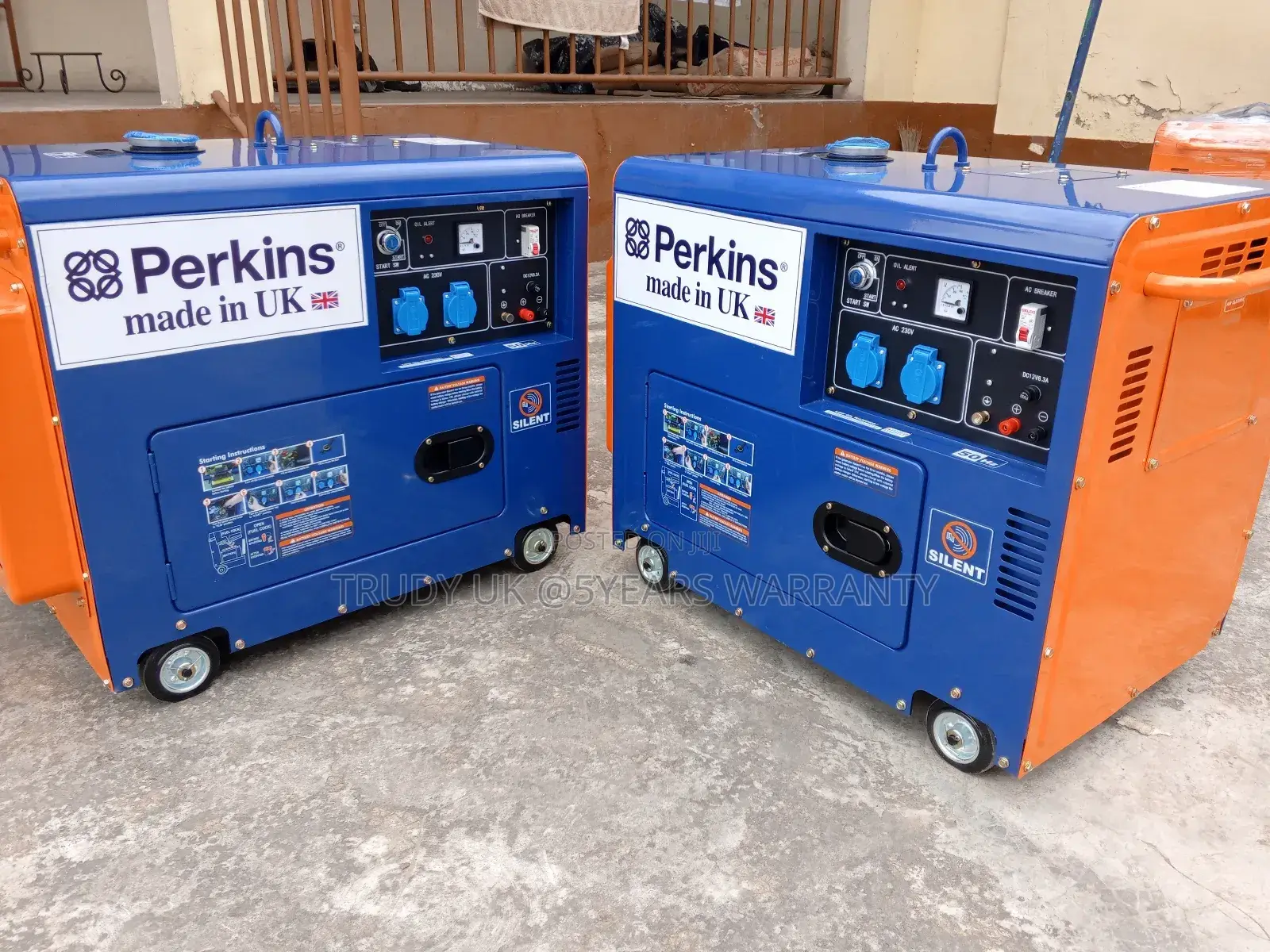Perkins Generator Silent Super Diesel Silent Strong 13000wat