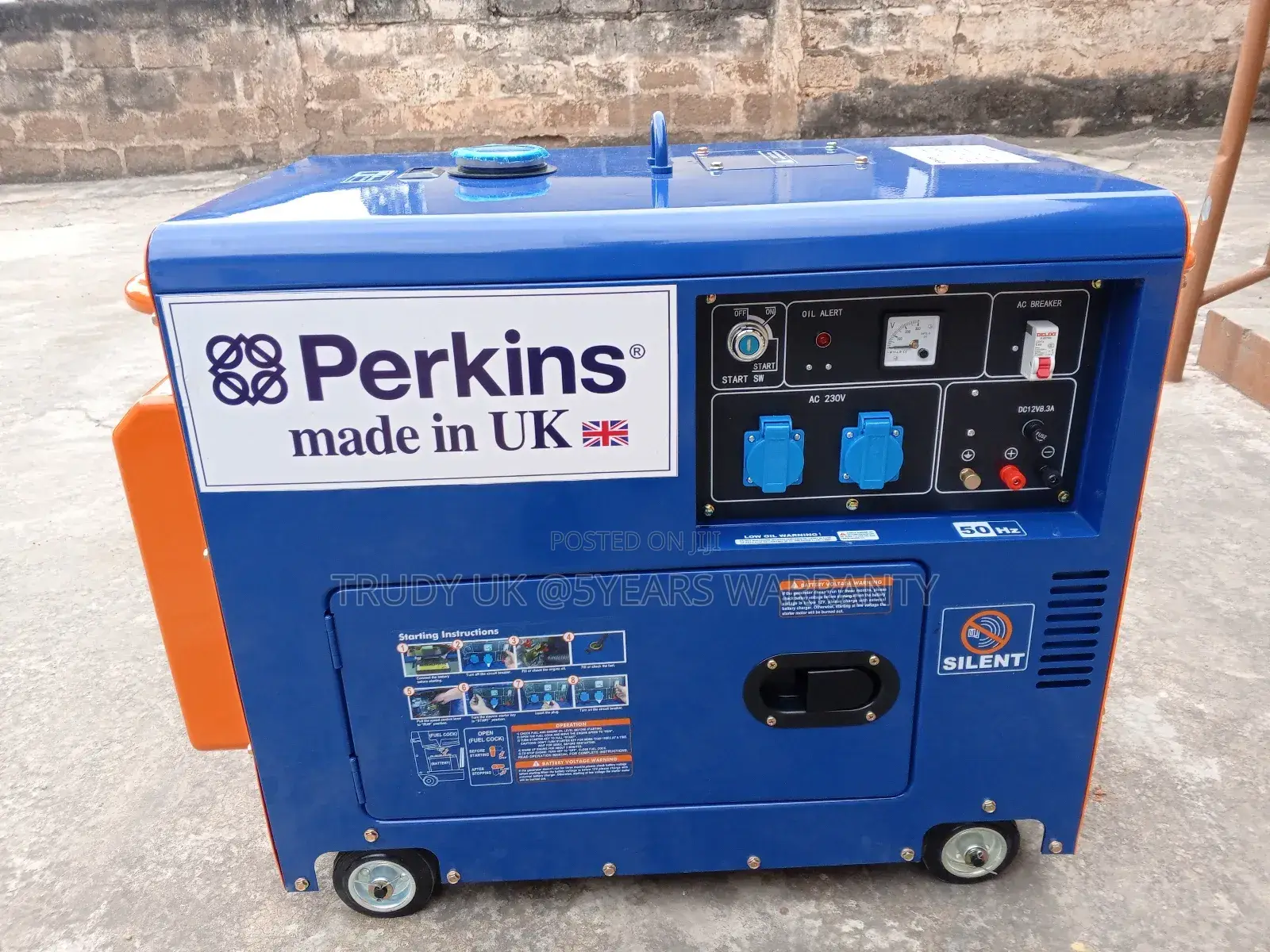 Silent Perkins Generator 13000watts