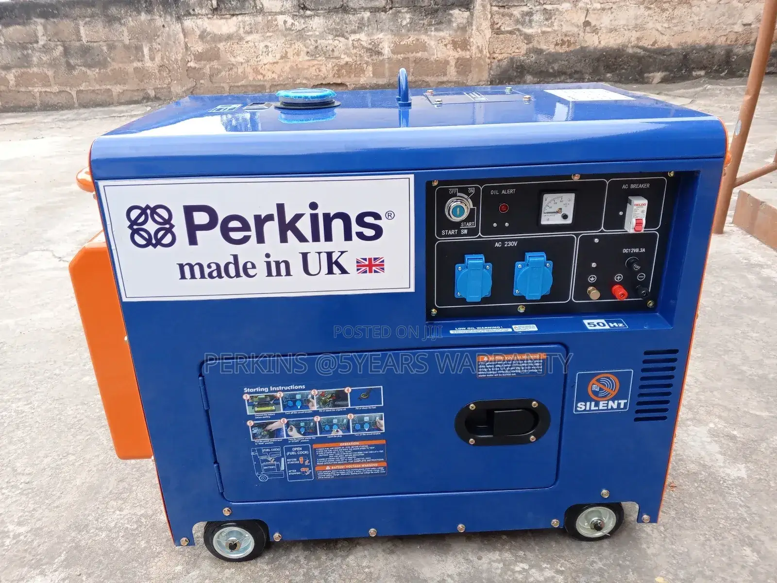 Silent Perkins Generator 13000watts