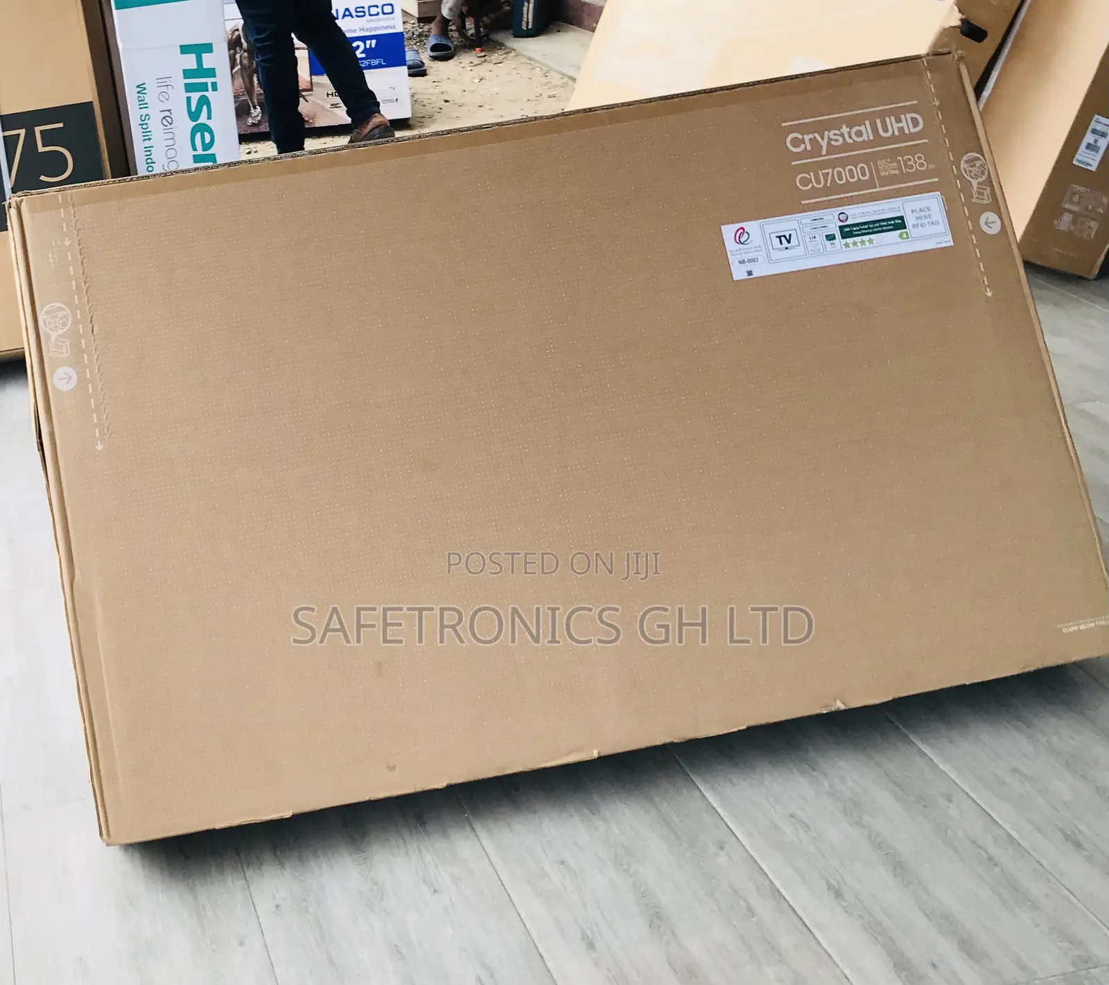 Sleek 55 Inch Smart Samsung Led Cu80 Tv