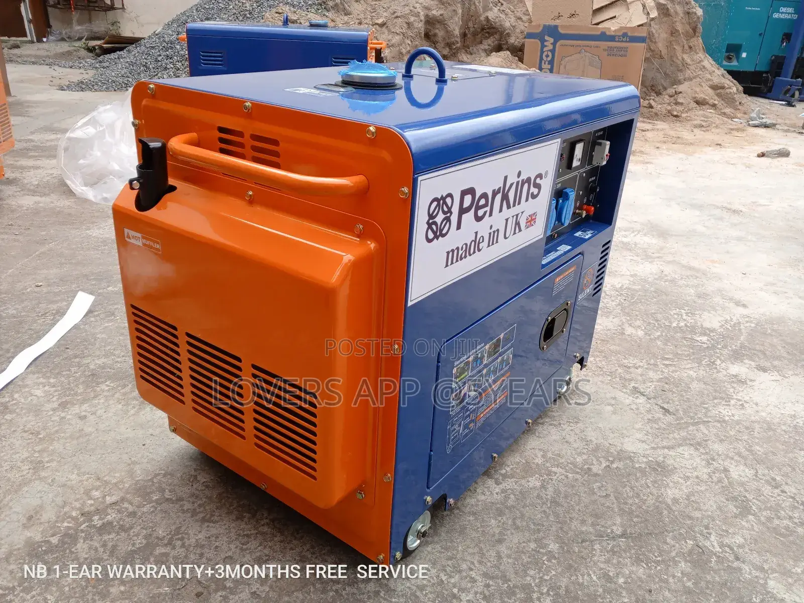 Perkins Generator Silent 10kw 13000W Key Start Generator