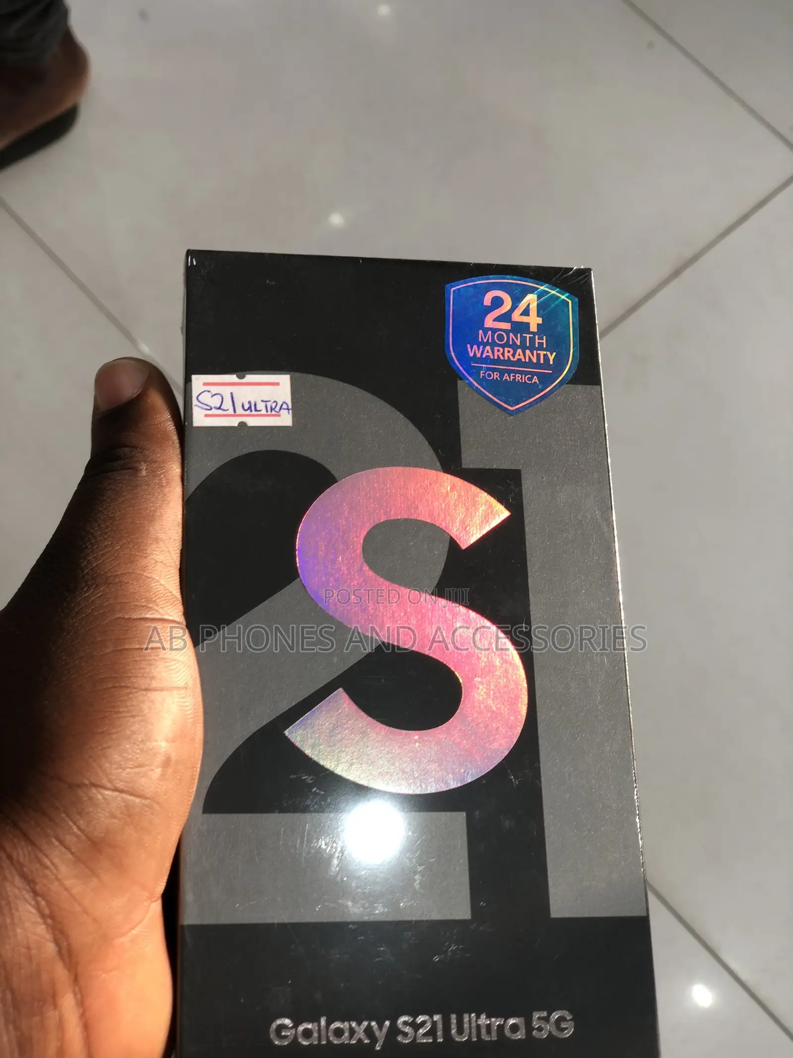 New Samsung Galaxy S21 Ultra 5G 128 GB Black