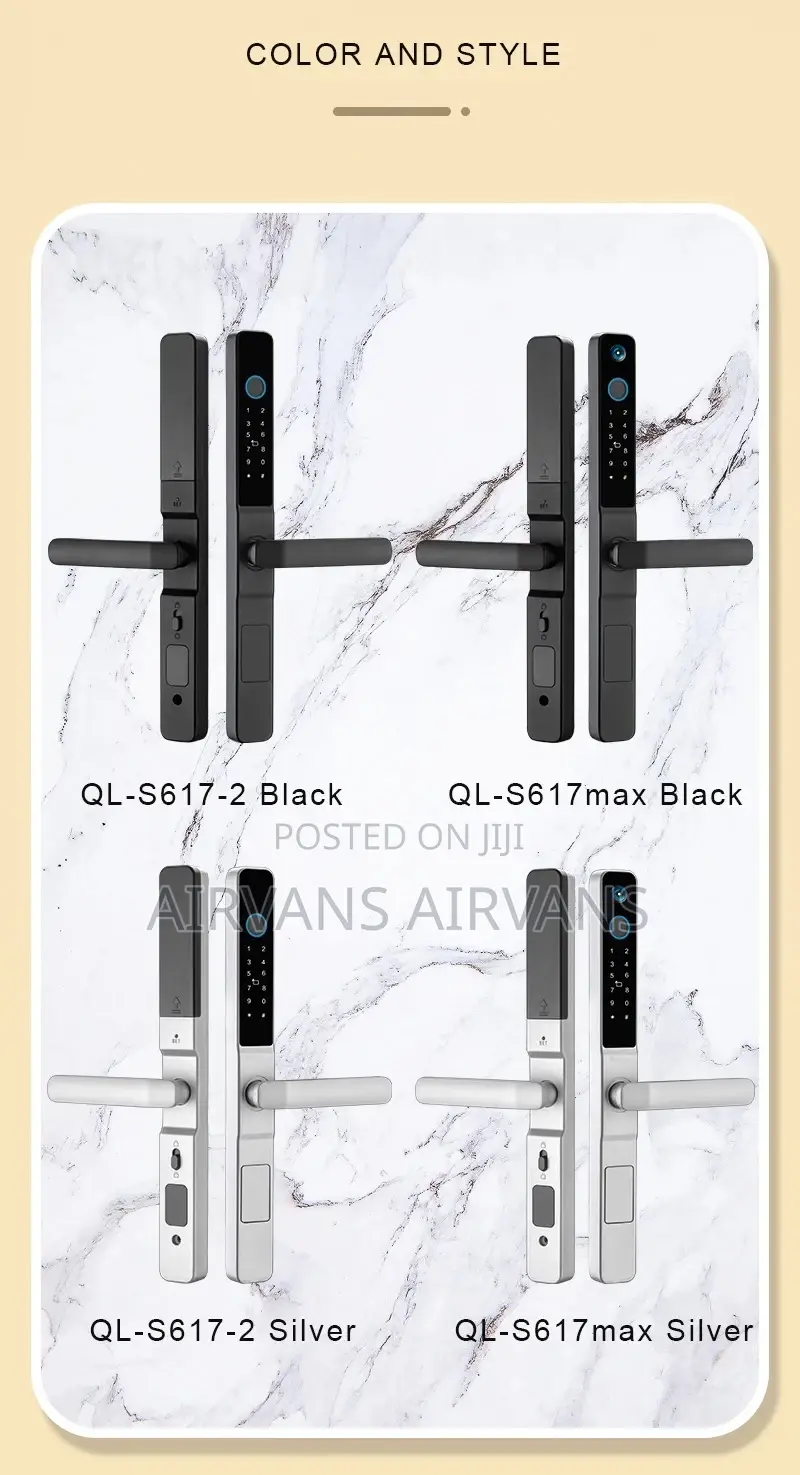 Smart Door Lock (Wi-Fi,App,Keys,Card,Fingerprint Remote)