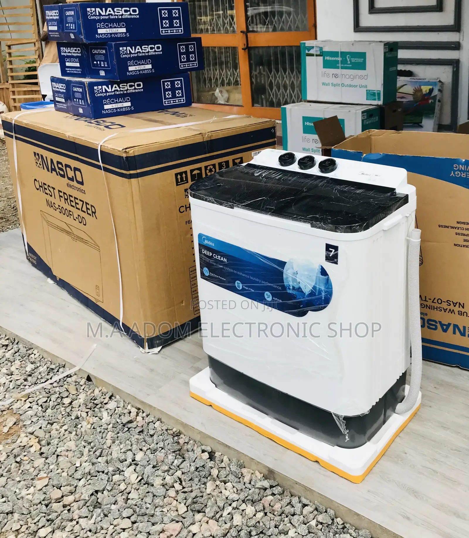 Purchase Midea 7kg Semi-Automatic Electric Washing Machine