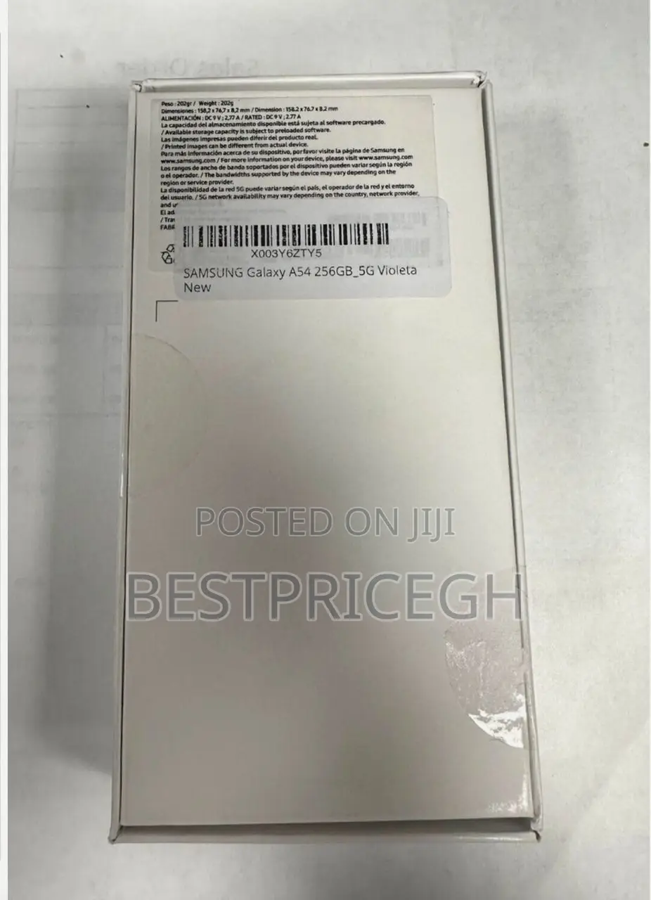 New Samsung Galaxy A54 5G 256 GB Purple