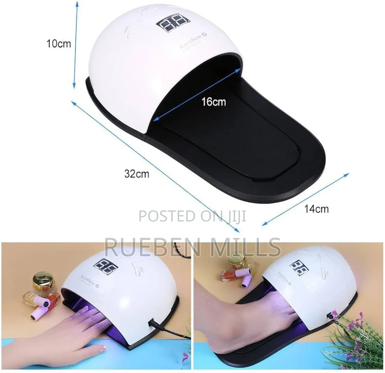 Professional Foot and Hands Nail Dryer 2-in-1 UV LED