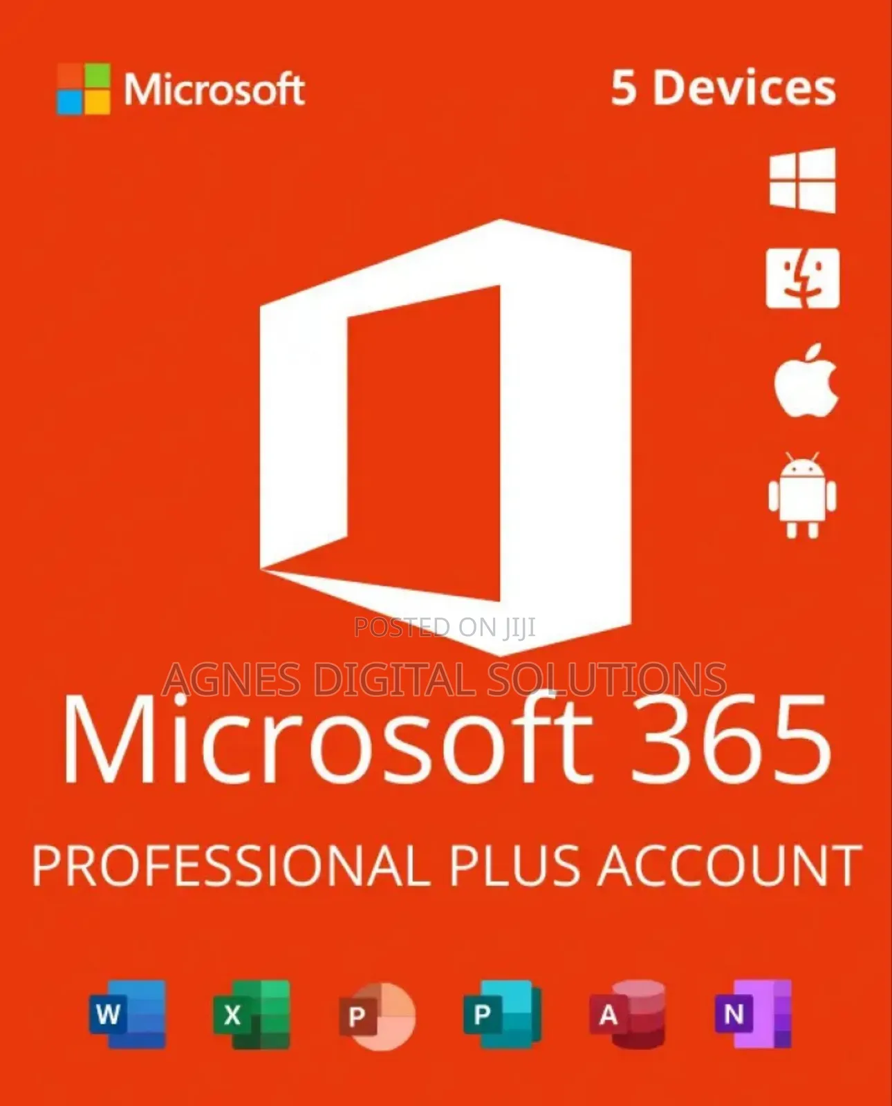 Microsoft 365 Own Account Lifetime for 5 Devices (Mac/Win)