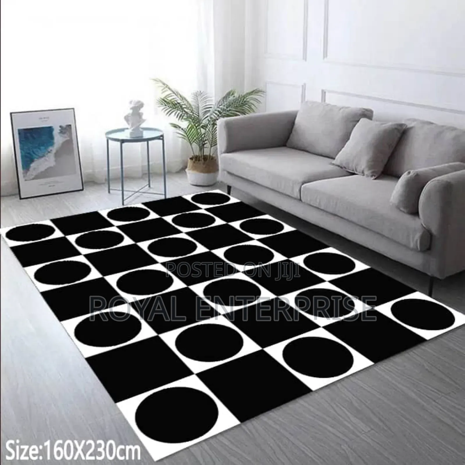Nordic Style Living Room Carpet ( 160×230cm )