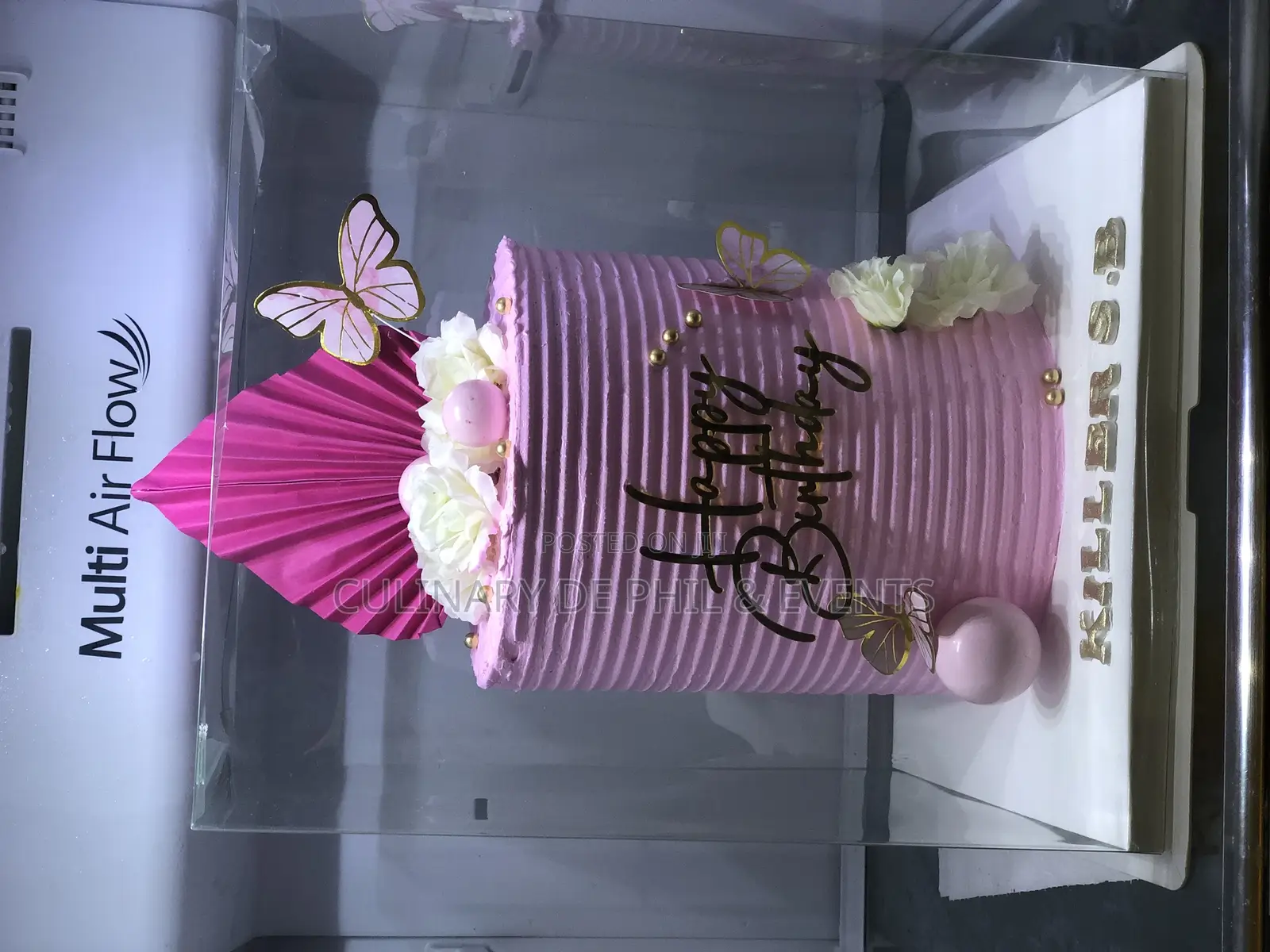 Vanilla Strawberry and Red Velvet Cake