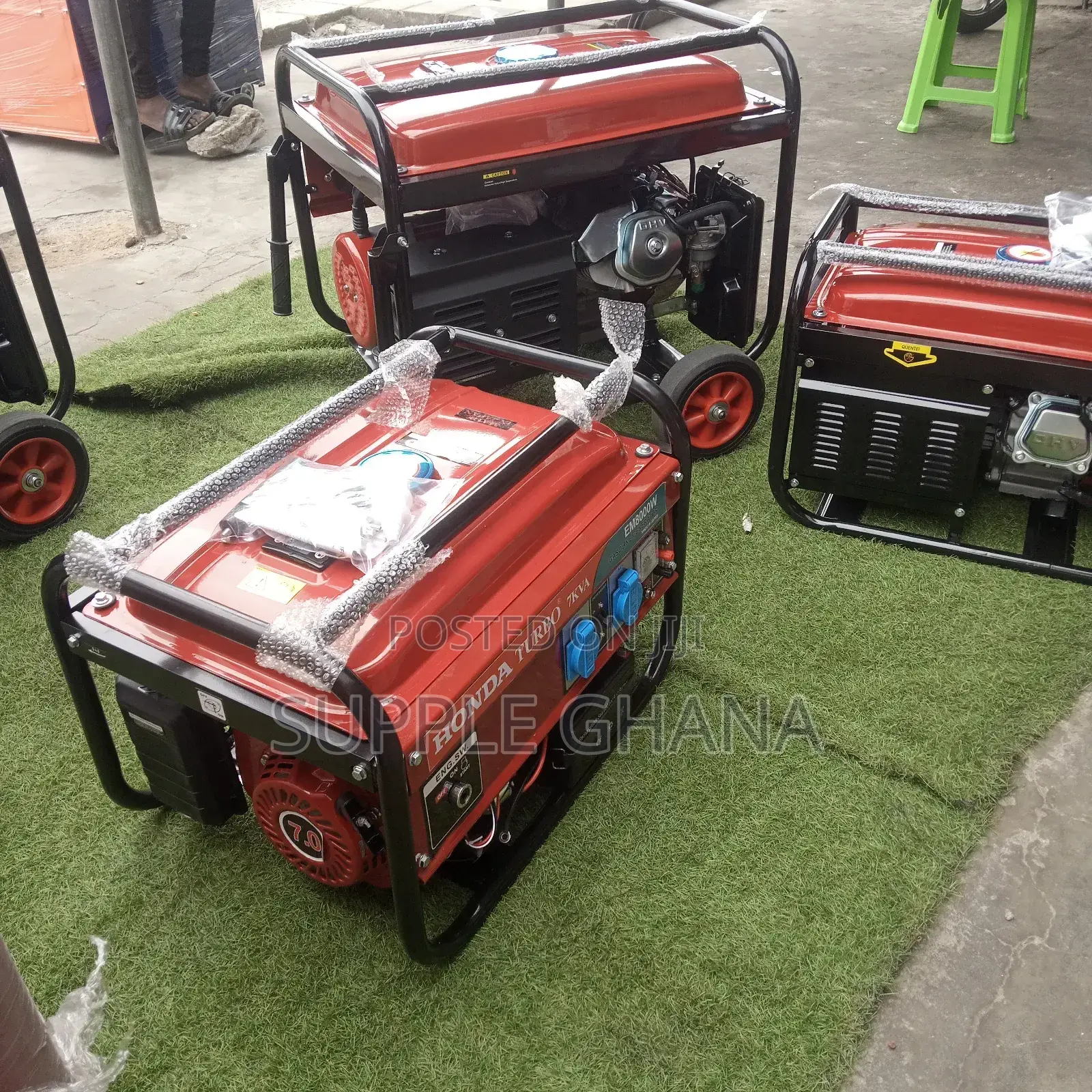 Complete Honda 7kva Generator Petrol 8000watt Generator Good