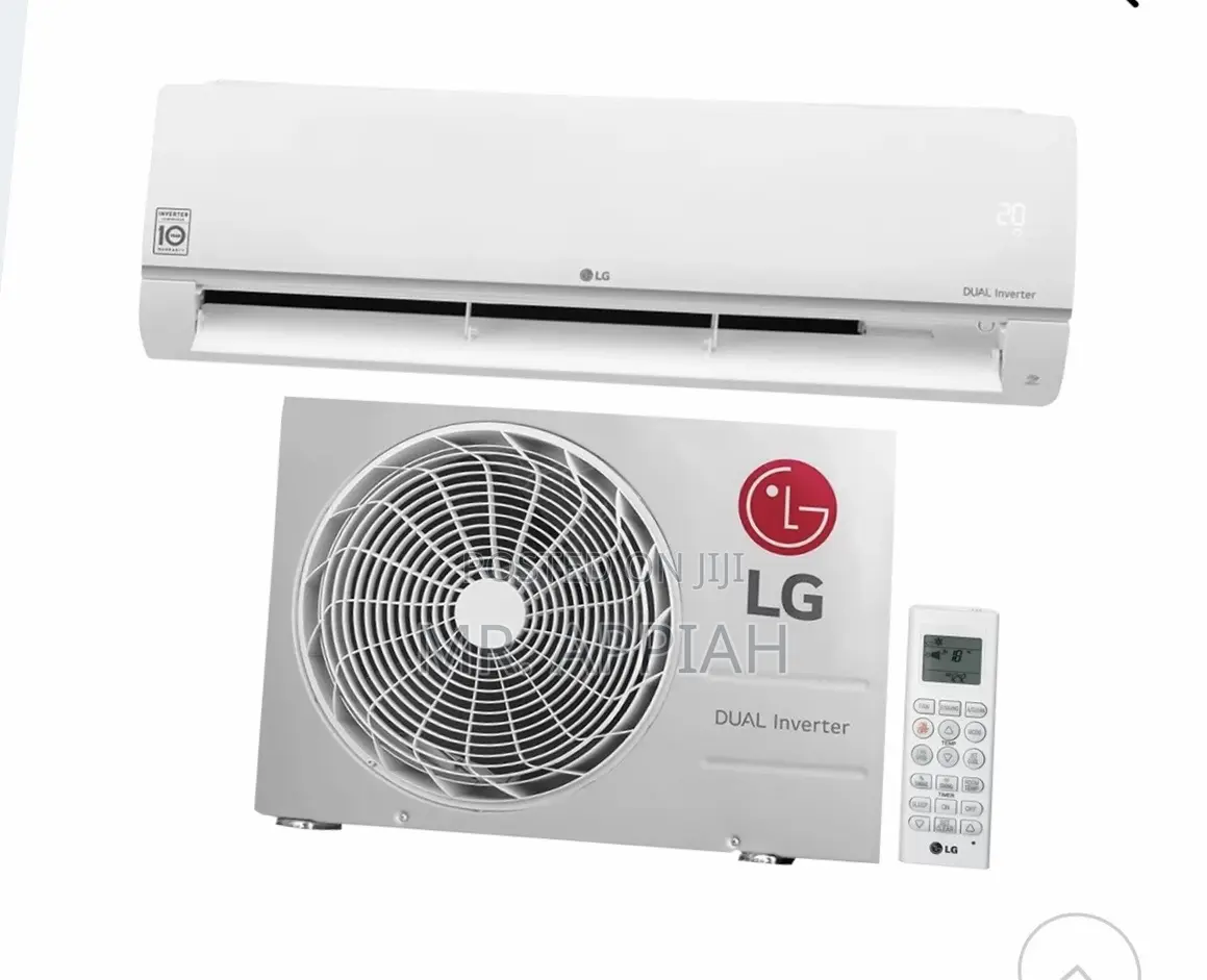 Sleek LG AT-Q24GQSK1 2.5hp R410aDualcool Inverter Ac(White)