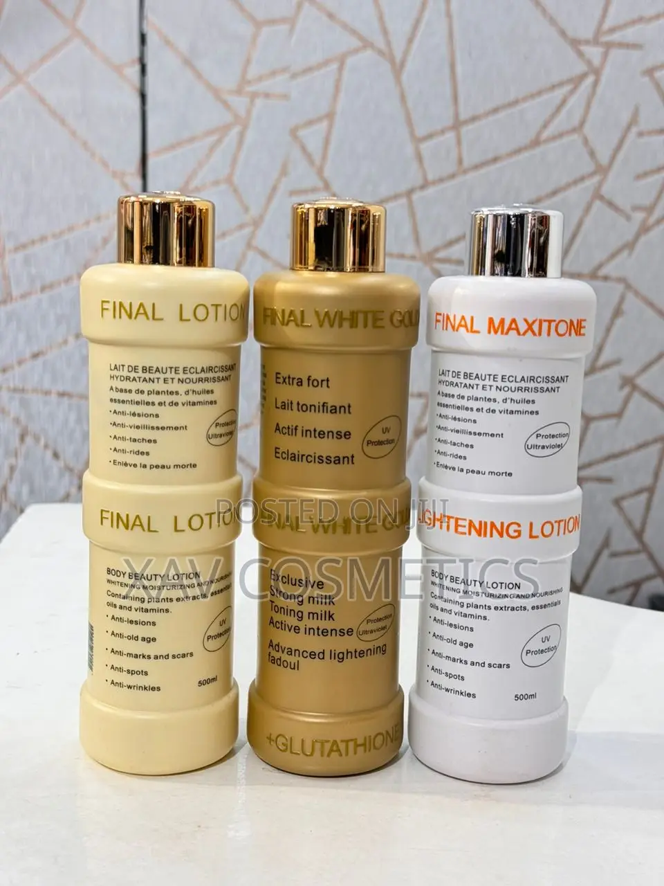 Final Lotions in Colors