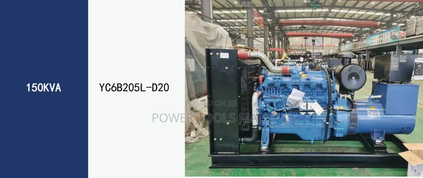 Yuchai 150kva Generator YC6B205L-D20
