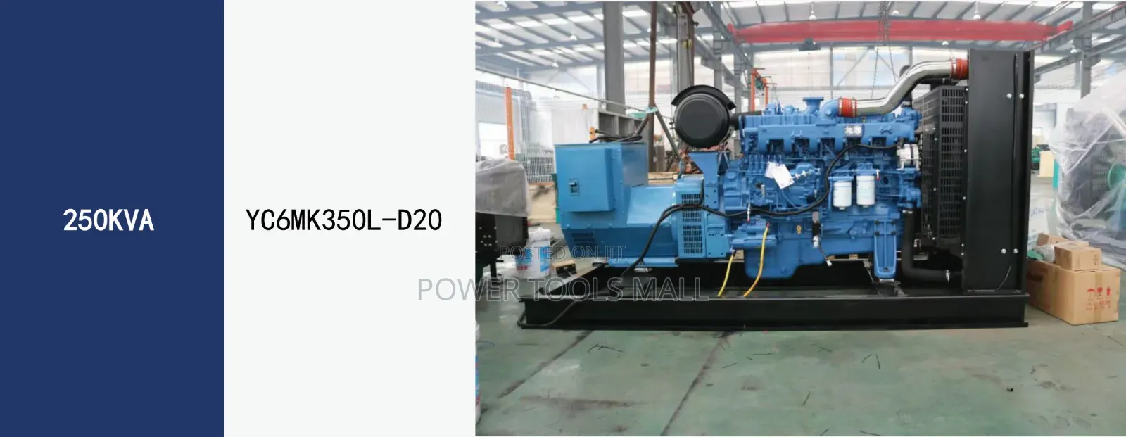 Yuchai 250kva Generator YC6MK350L-D20