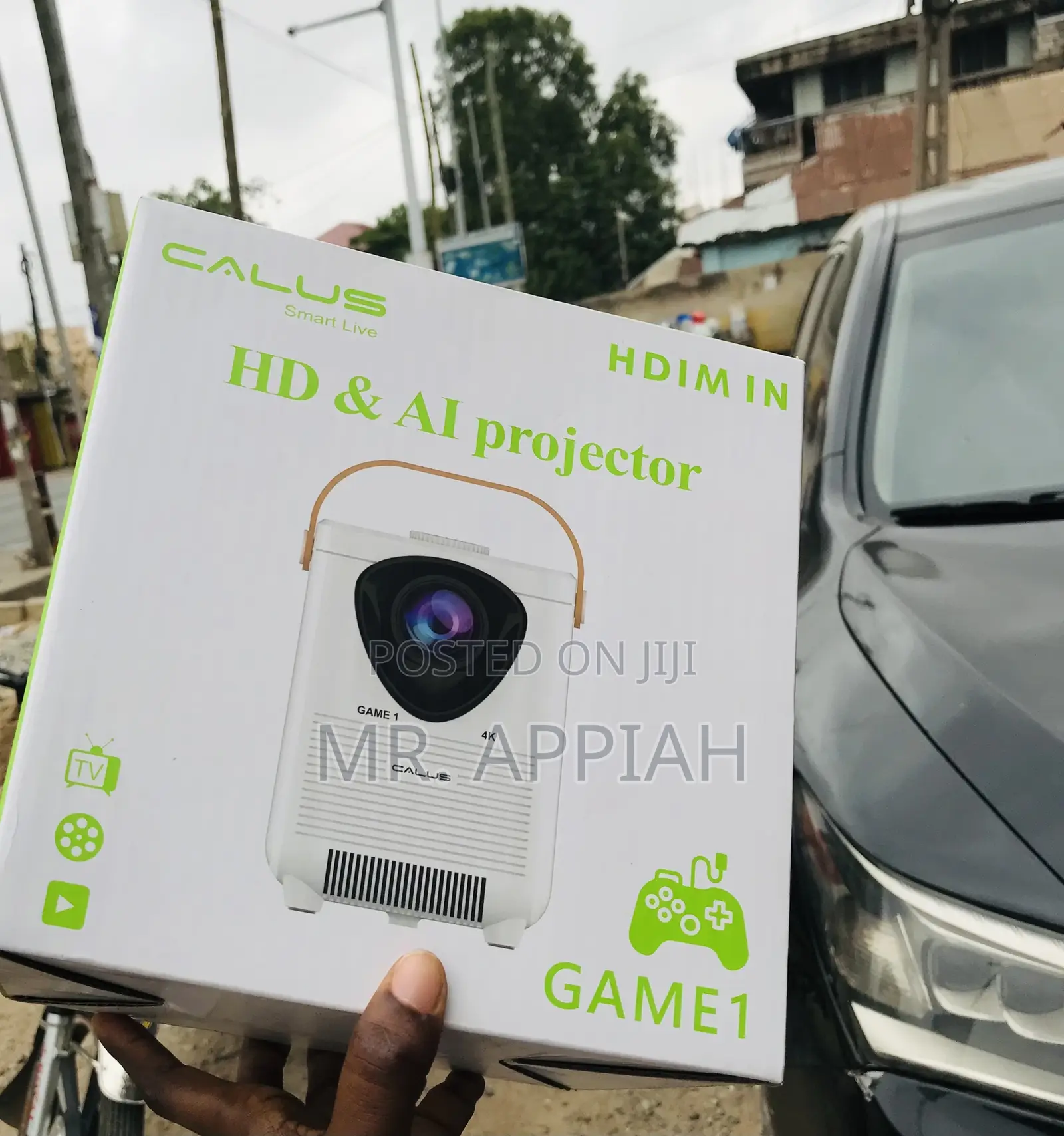Affordable Calus Hd AI Projector(White) 