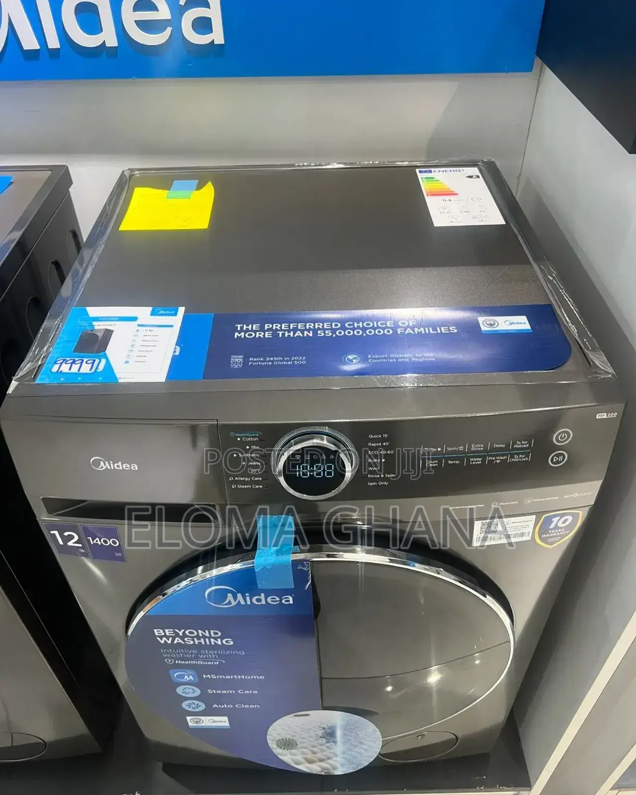 All New Midea Fully Automatic Washing Machines -- 12kg --
