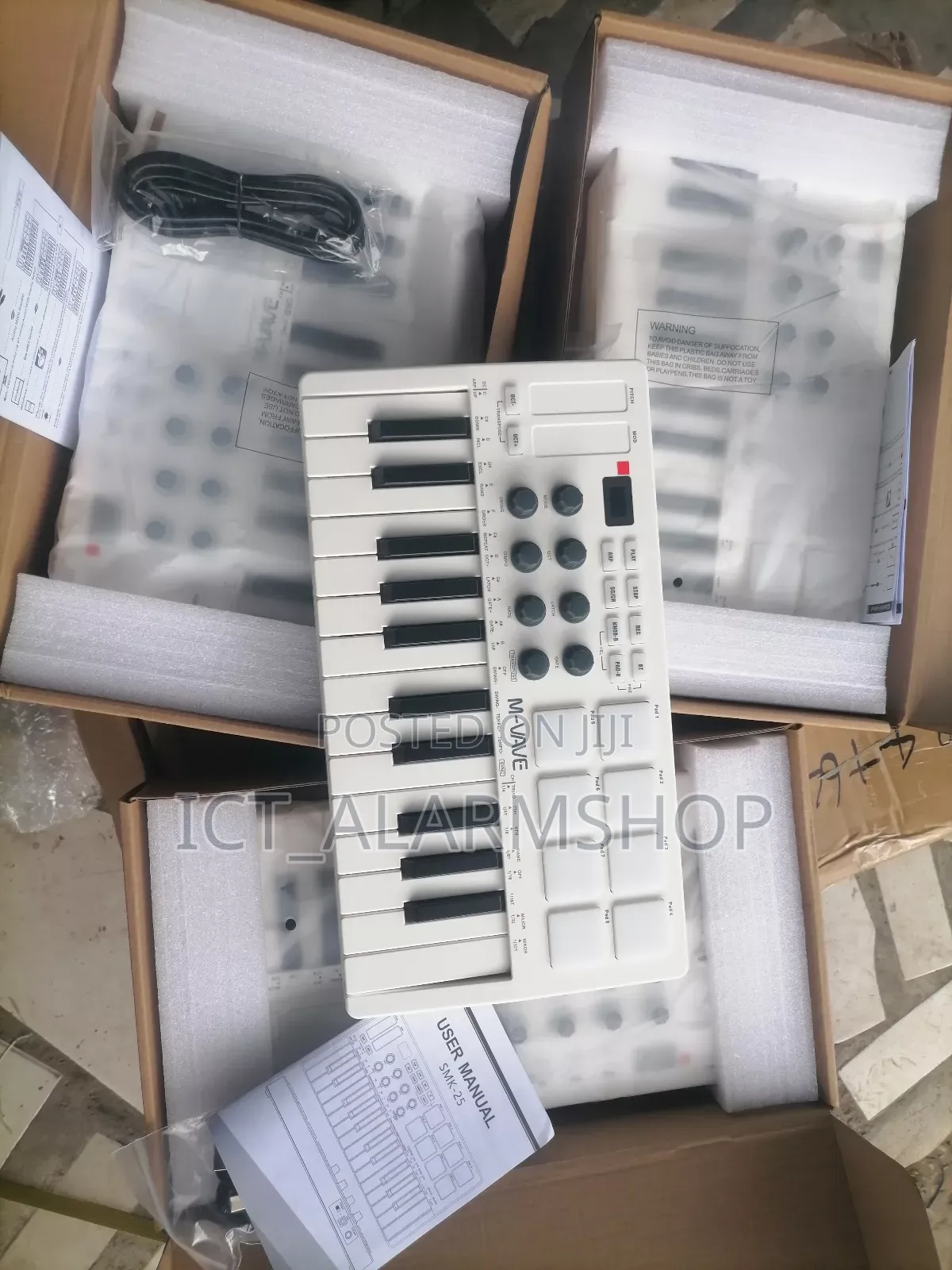 Smk25 MIDI Keyboard Music Bluetooth