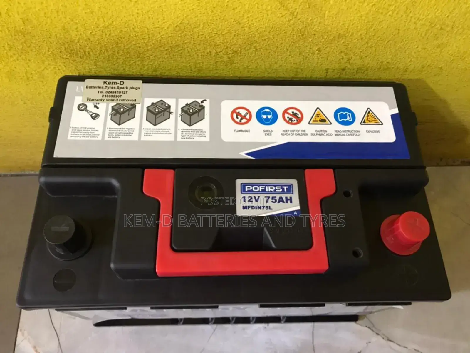 15 Plates Pofirst Battery - Good Batteries