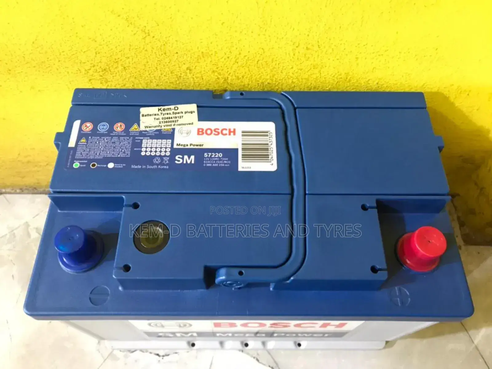 15 Plates Bosch Battery - Original Bosch Only