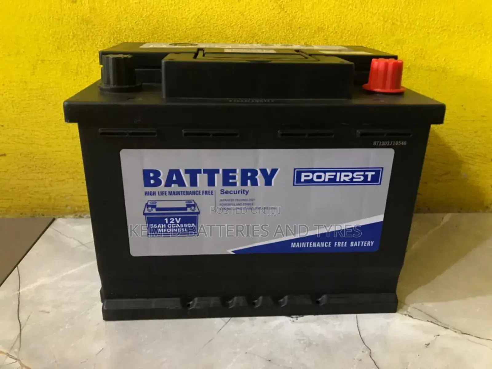 13 Plates 55ah Pofirst Car  Battery