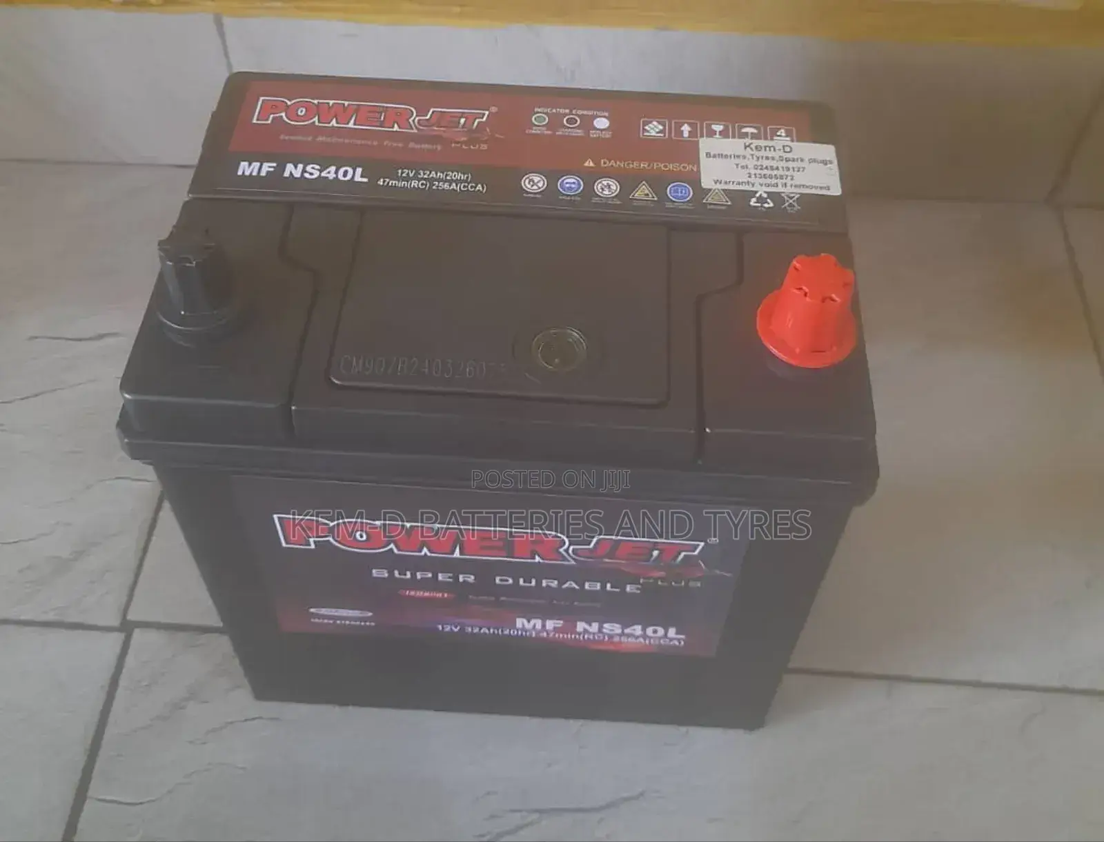 11 Plates Powerjet Battery 12V 32ah