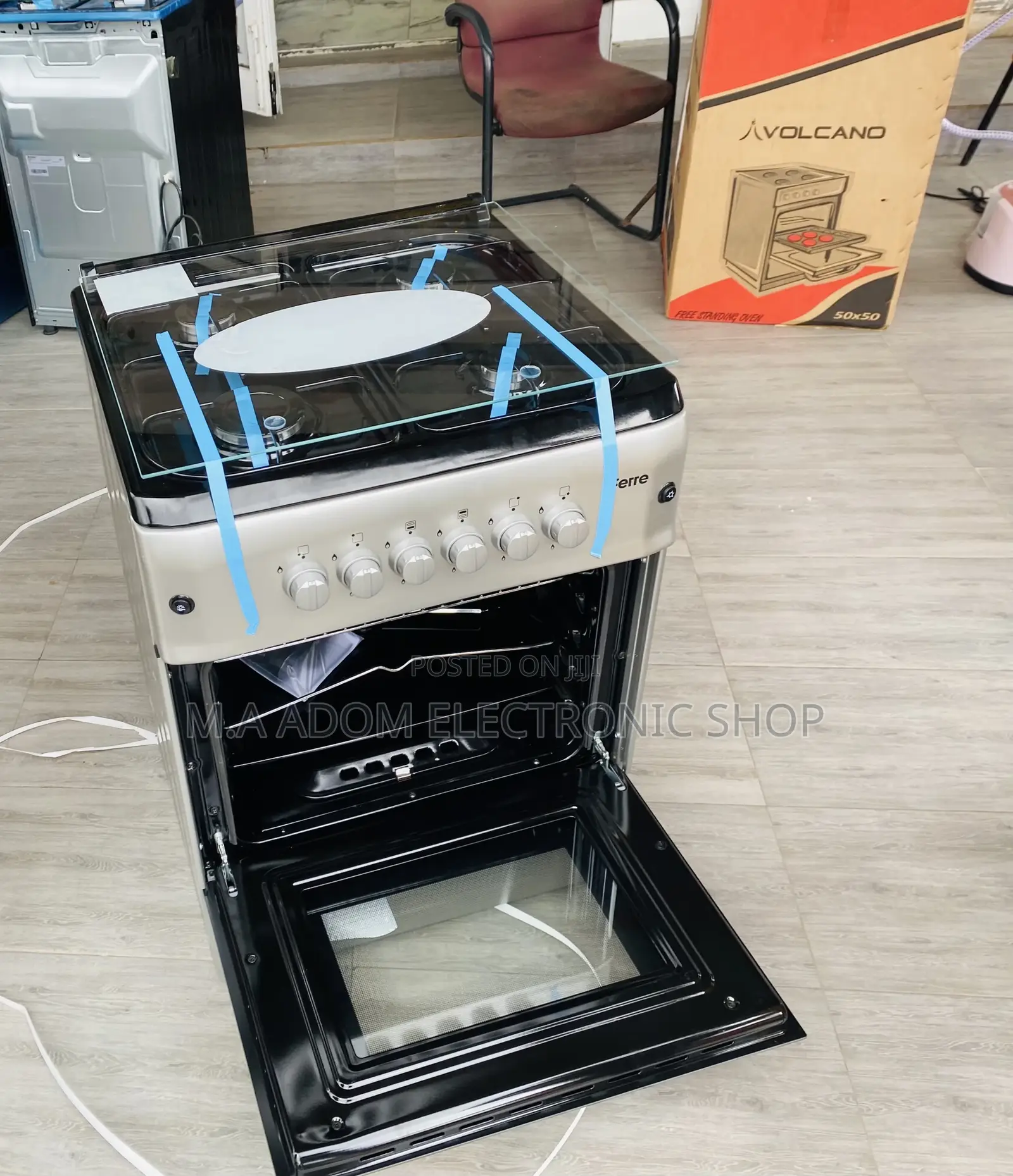 Fresh in Box Ferre 60x60 4 Gas Burner With Oven(Gray) 