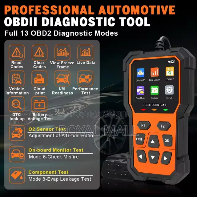 V521 Obd2 Obdii Elm Car Diagnostics Scanner