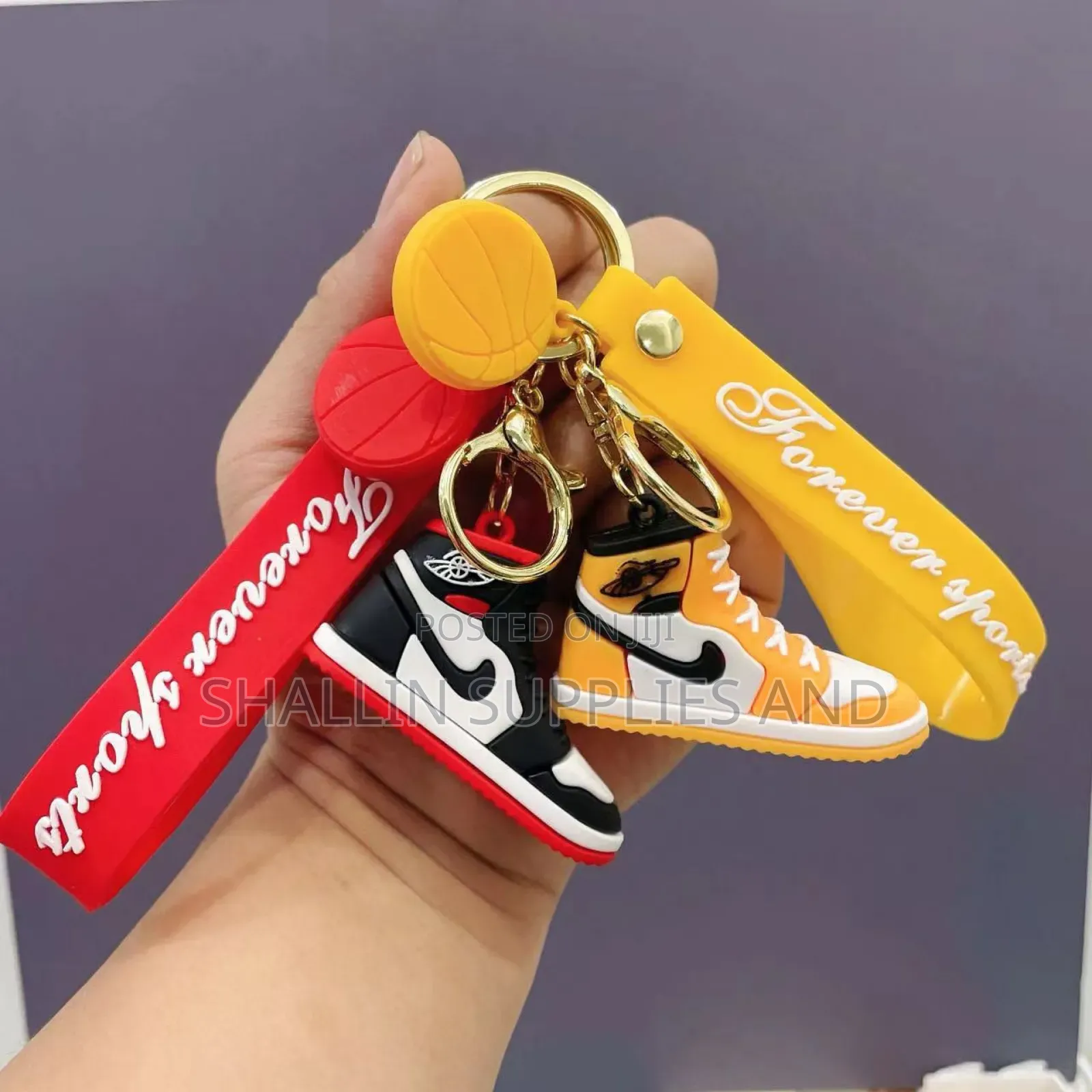 3D Cute Sneaker Design Key Holder With Loop and Hook Key