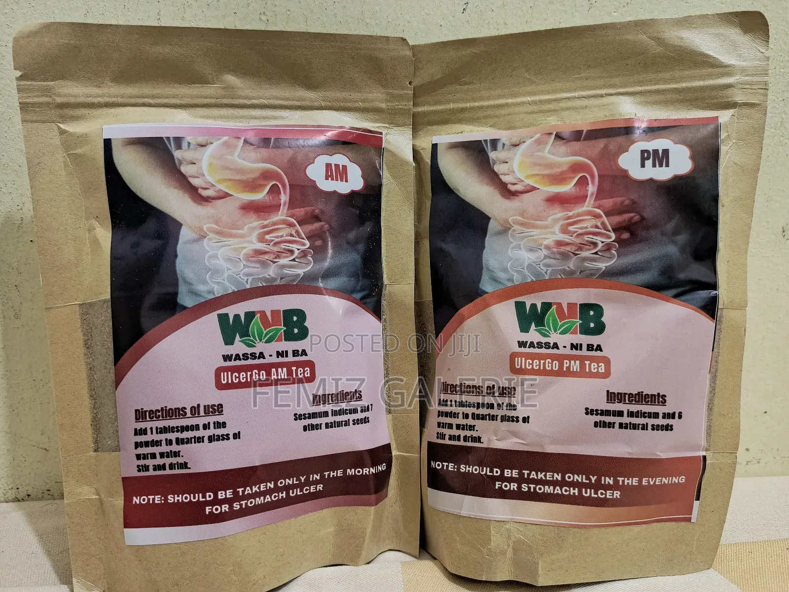 Wassa-Nii Ba Ulcergo Am and Pm Tea