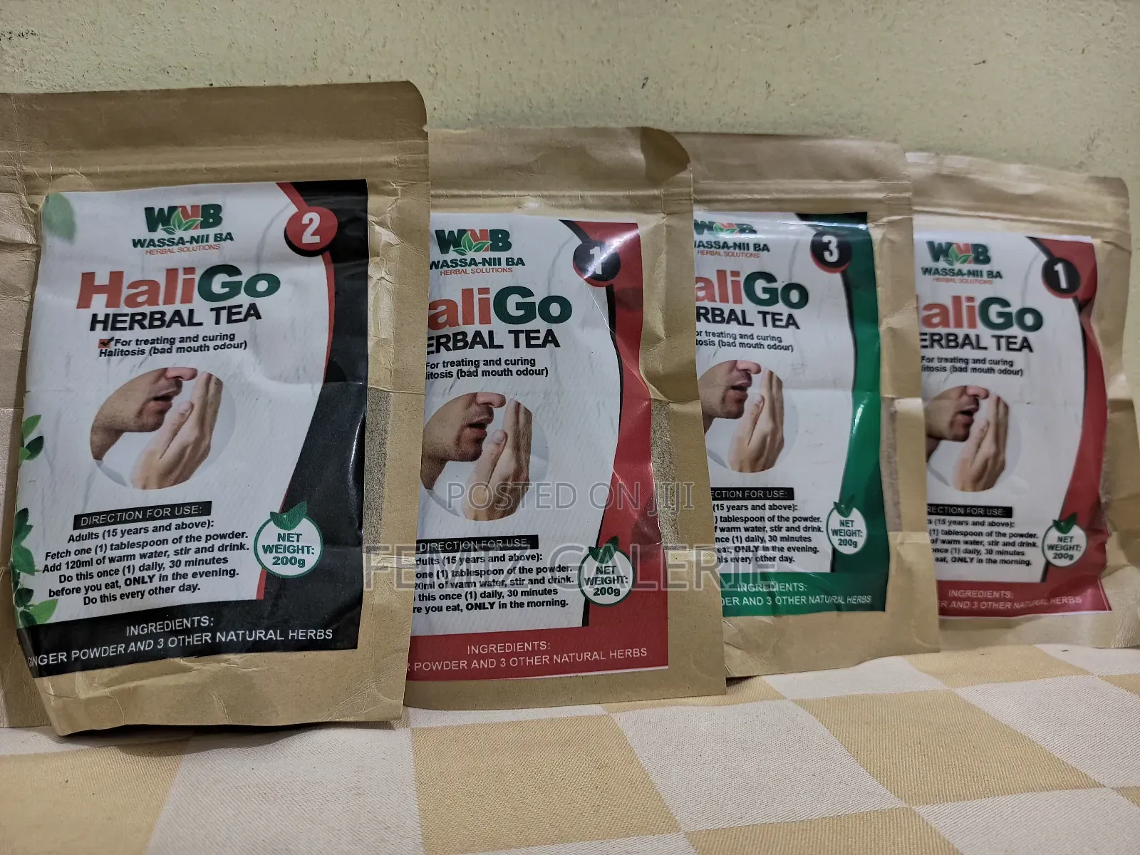 Wassa-Nii Ba Haligo Tea for Bad Mouth Odour Treatment