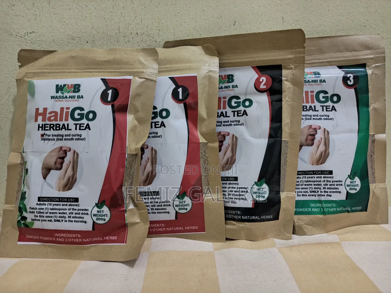 Wassa-Nii Ba Haligo Tea for Bad Mouth Odour Treatment