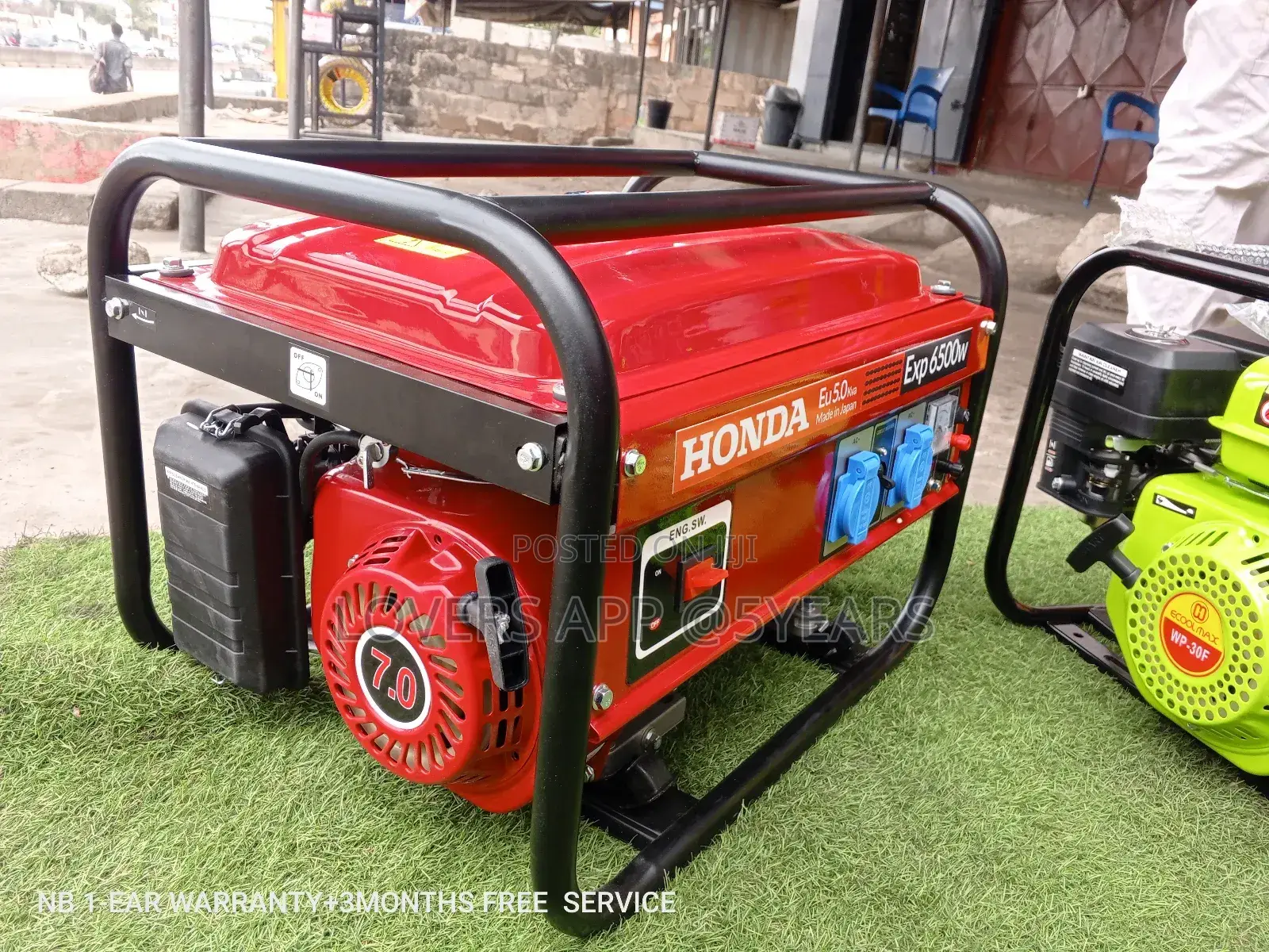 Japan Made Honda Generator 5.0kw 6500W Keystart Generator