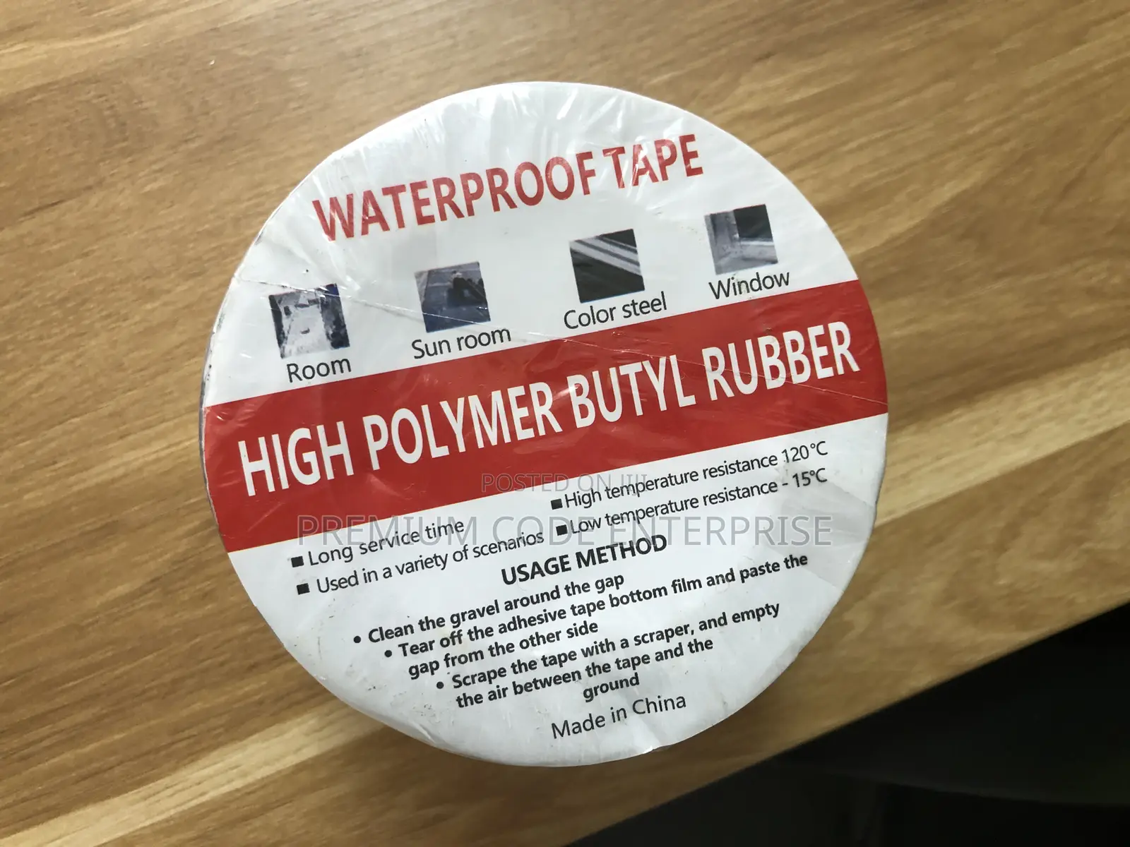 Waterproof Tape, 100mm/ 5 Meters Long