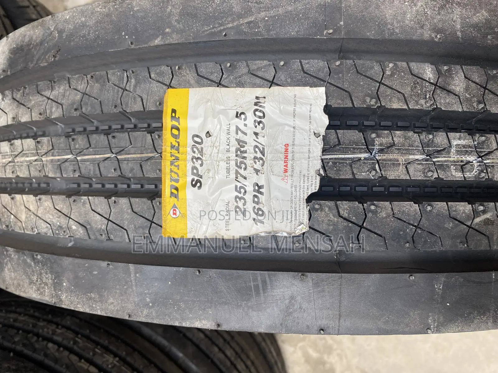 235/75r17.5 Dunlop Sp320 16pr 132/130l