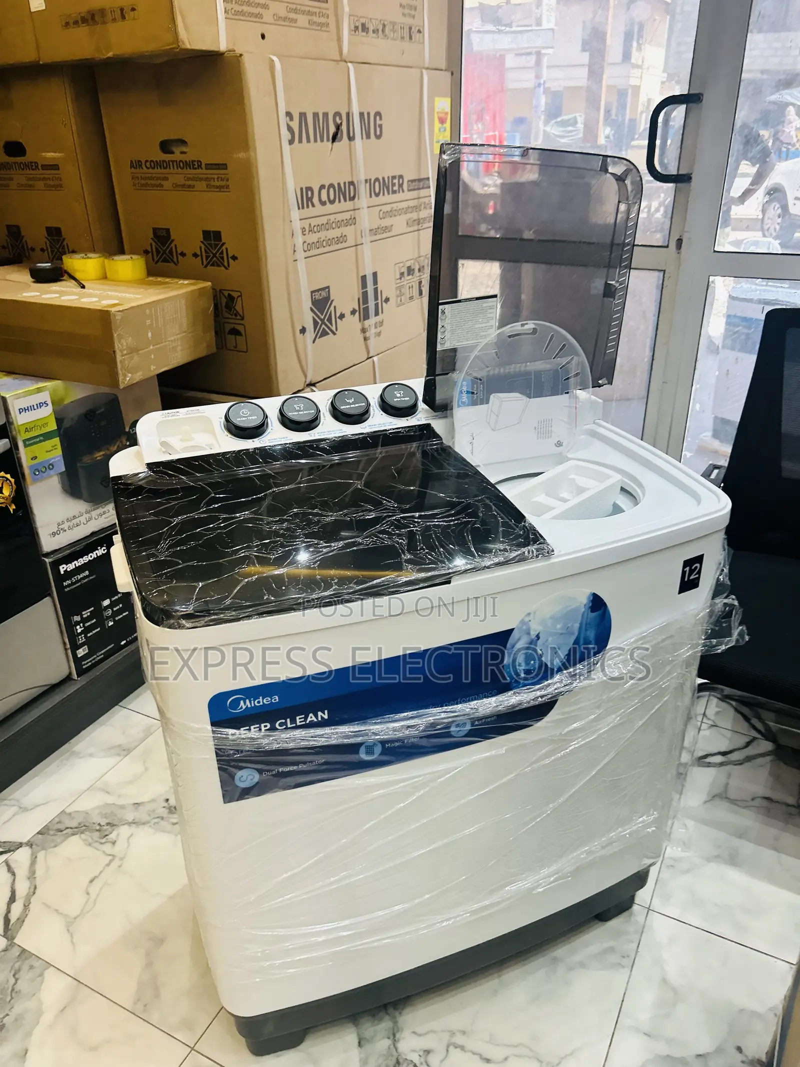 Lovely New Sleek Design WM Midea 12kg Top Load