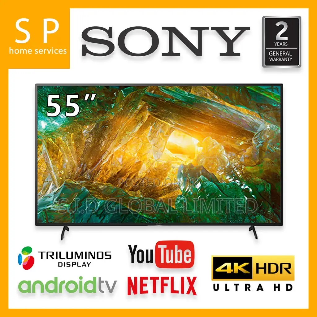Perfect Sony 55" Android TV LED Screen 55X75H