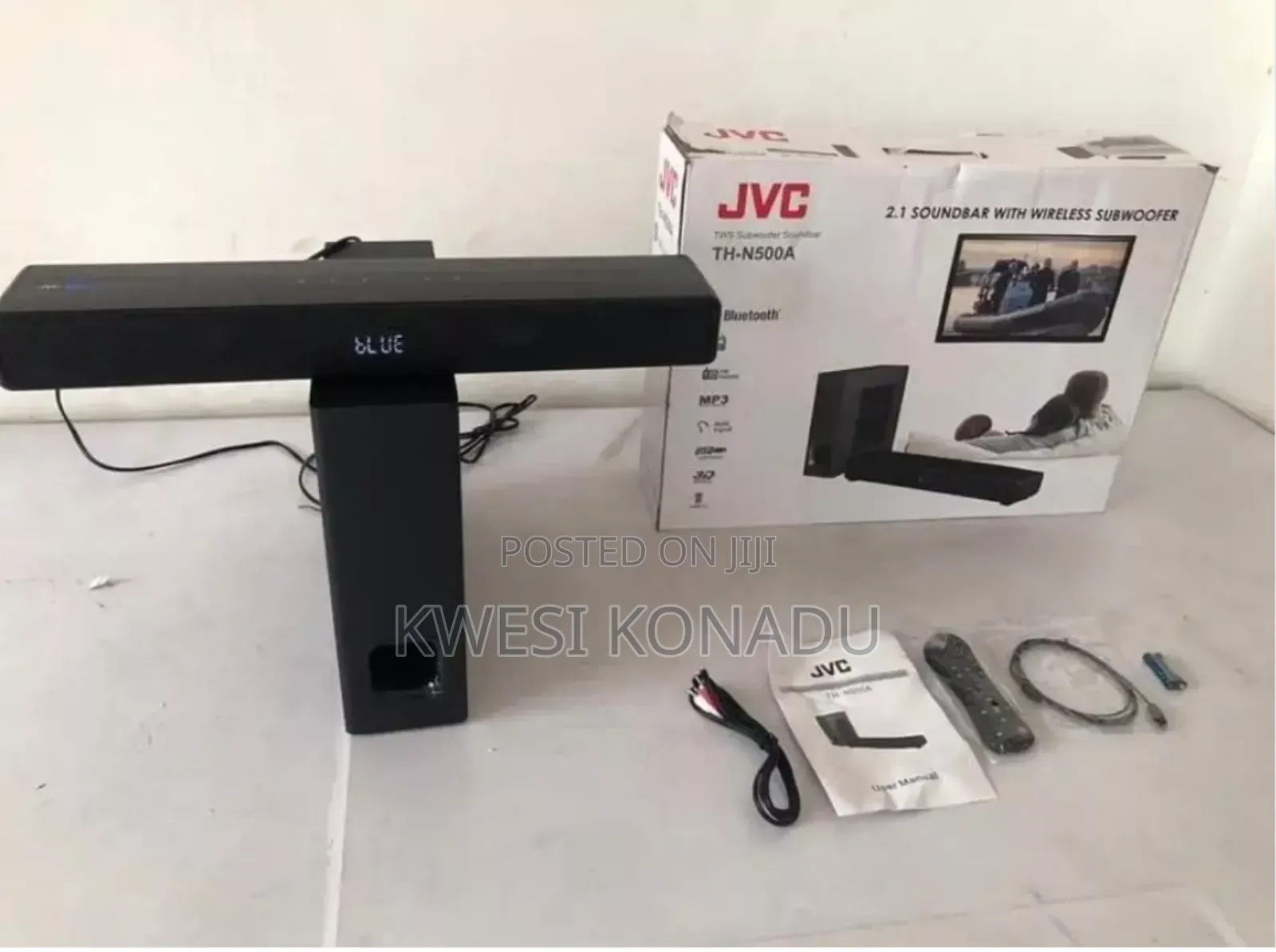 2026 JVC Th-N500 Short Wireless 2400 Watts Soundbar