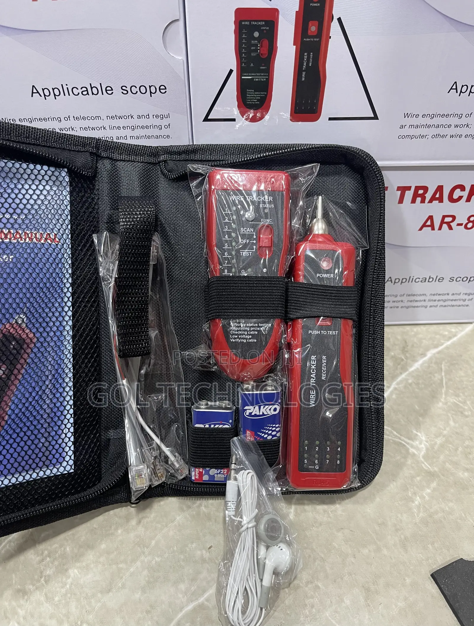 Wire Tracker Or Wire Tracer Ar-868 Network Cable Tester