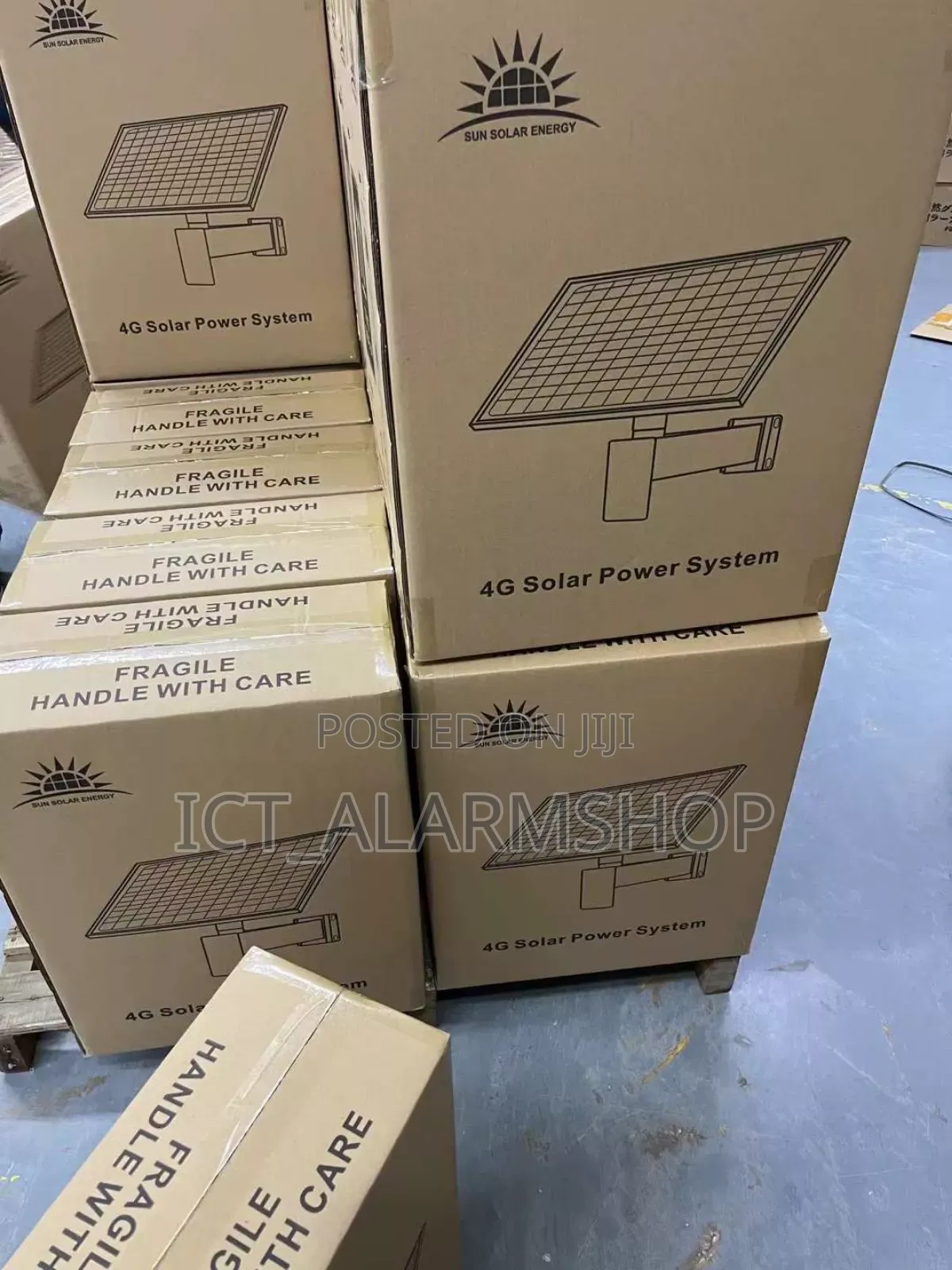 Solar Power Panel With Inbuilt Lithium Batteries
